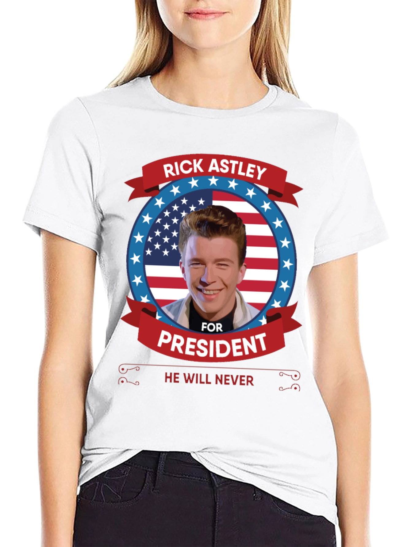 Rick Astley for President T-Shirt