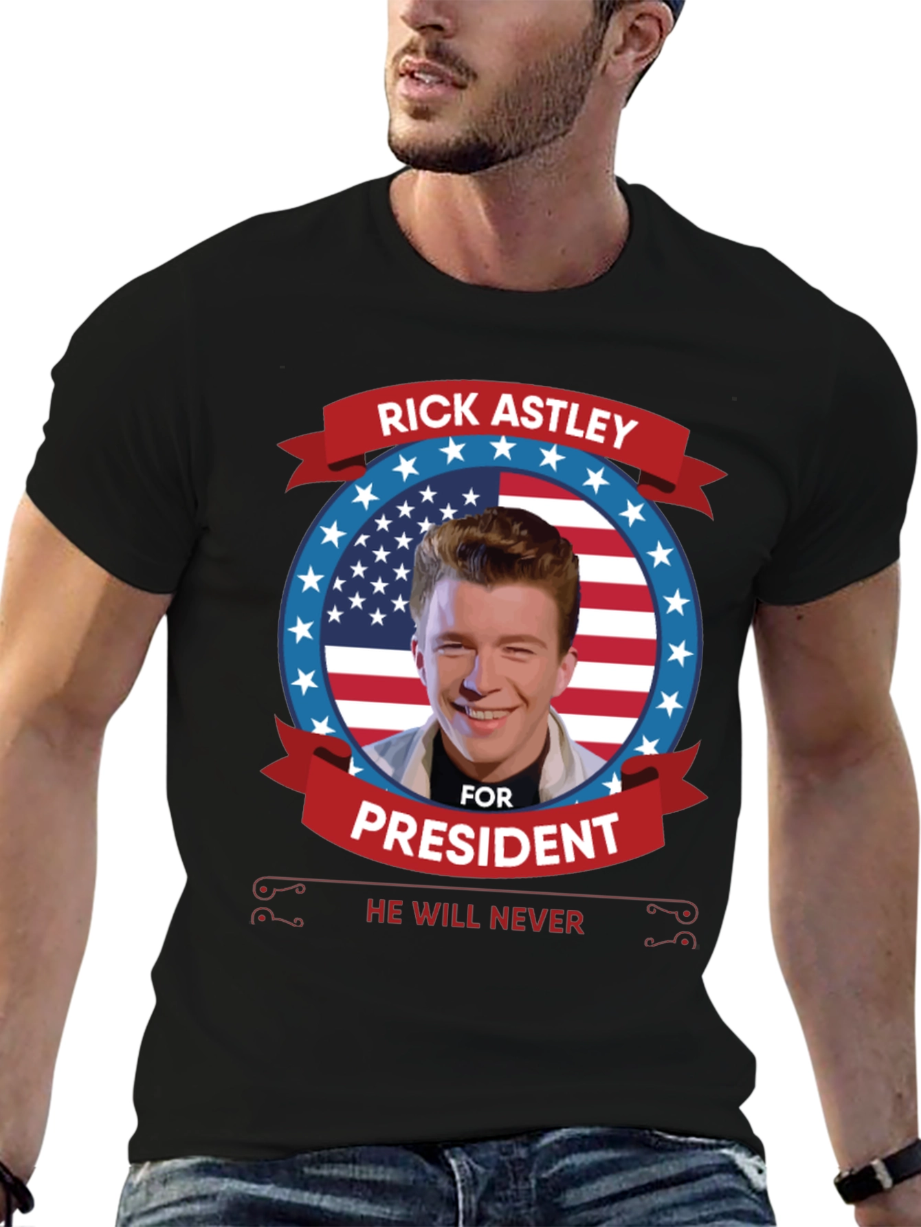 Rick Astley for President T-Shirt