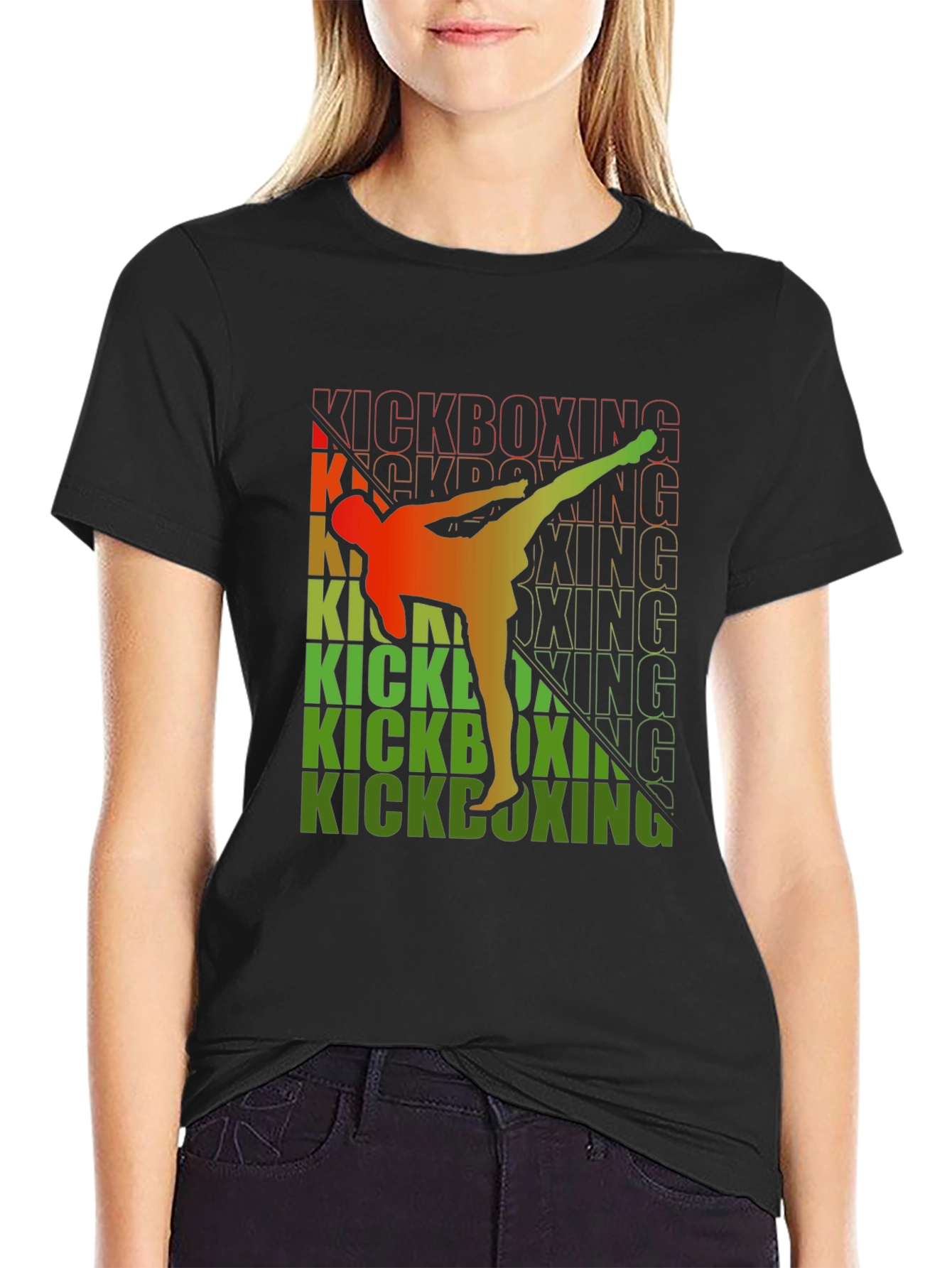 Kickboxing Graphic Tee - Martial Arts Style