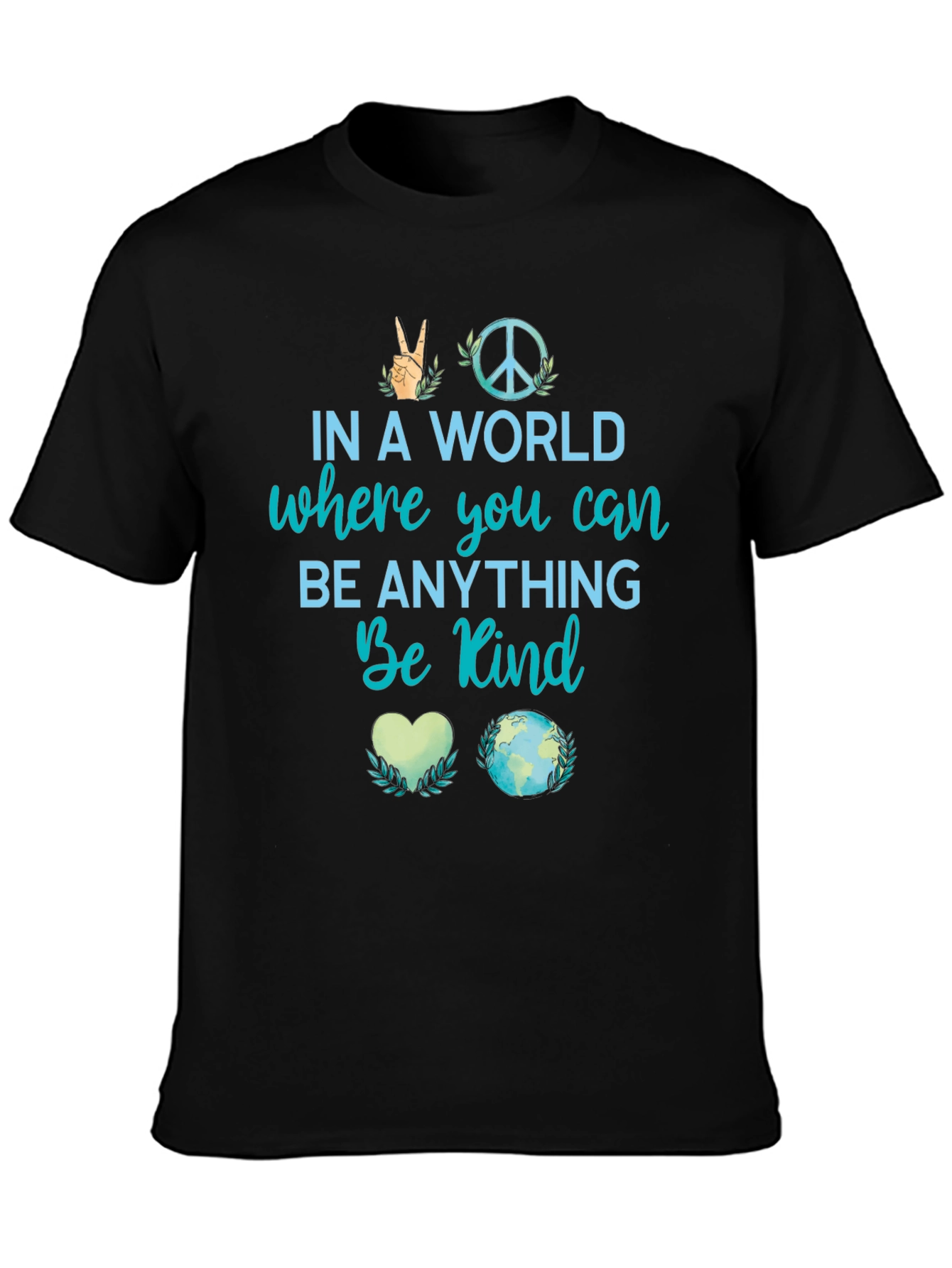 Be Kind Graphic Tee - Peace & Love T-Shirt