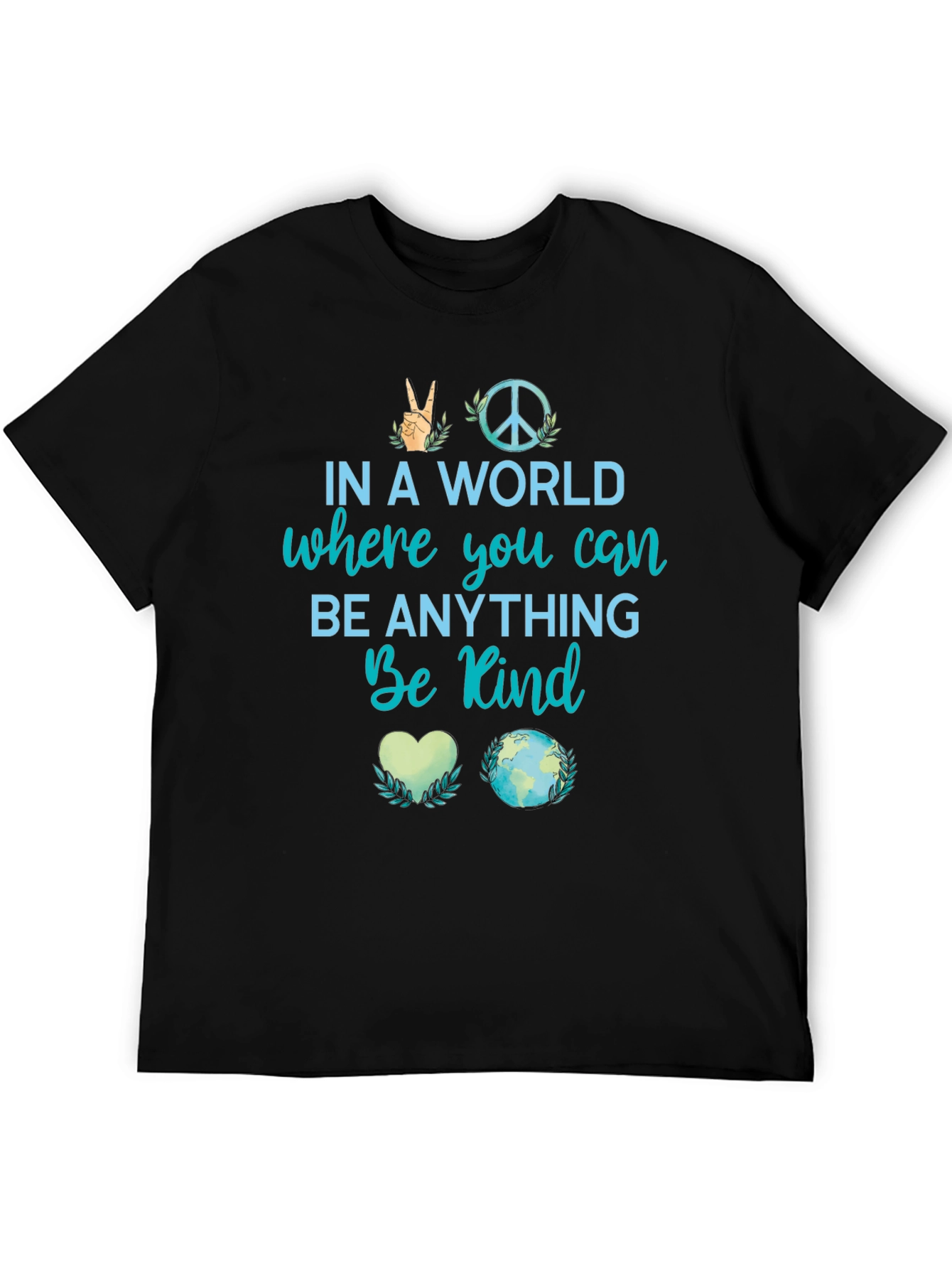 Be Kind Graphic Tee - Peace & Love T-Shirt