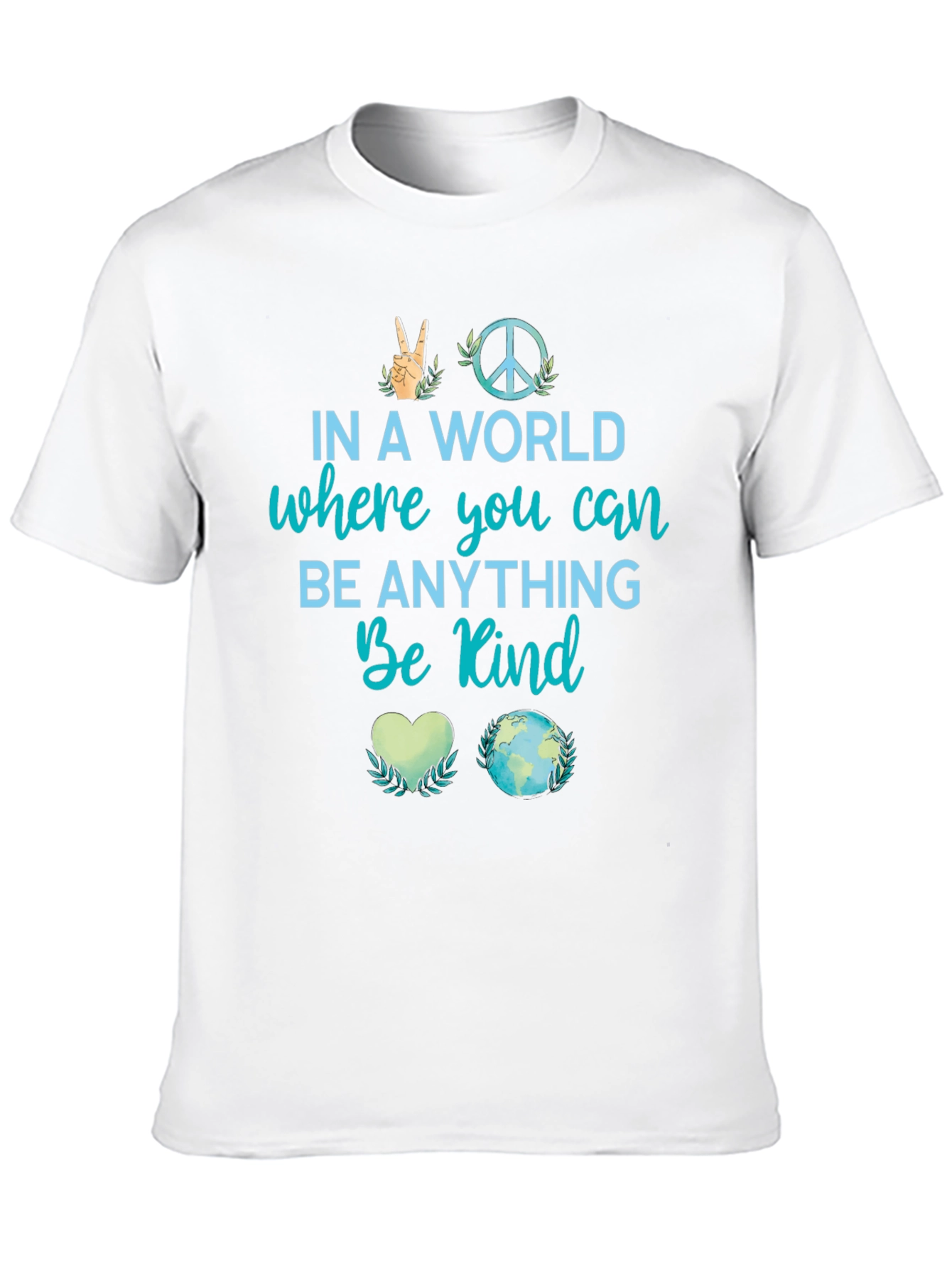 Be Kind Graphic Tee - Peace & Love T-Shirt