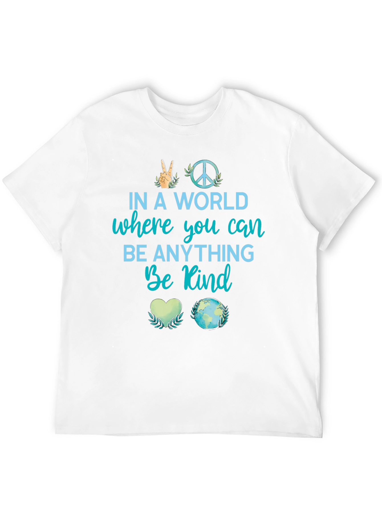 Be Kind Graphic Tee - Peace & Love T-Shirt