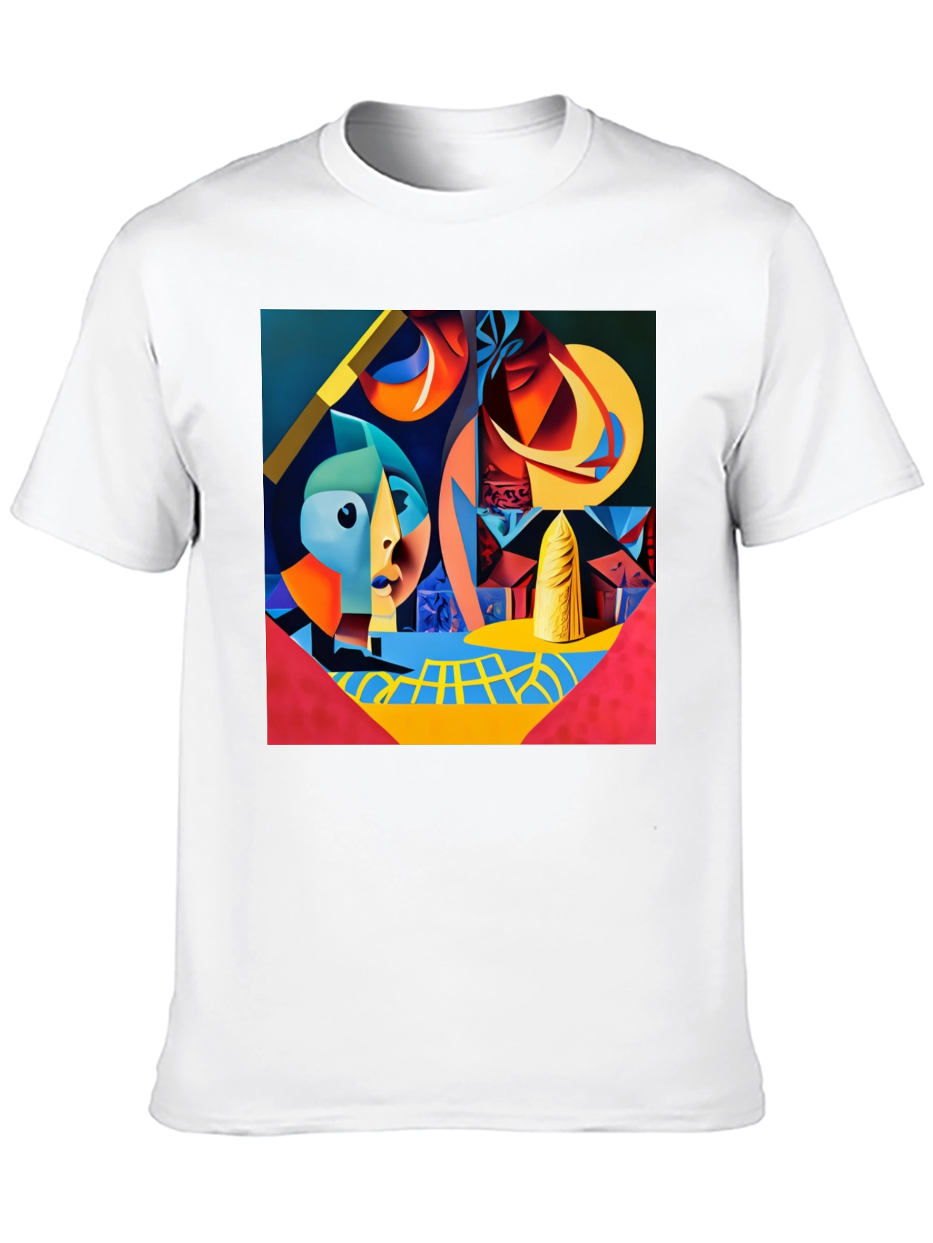 Abstract Art Graphic Tee - Modern Artistic Design