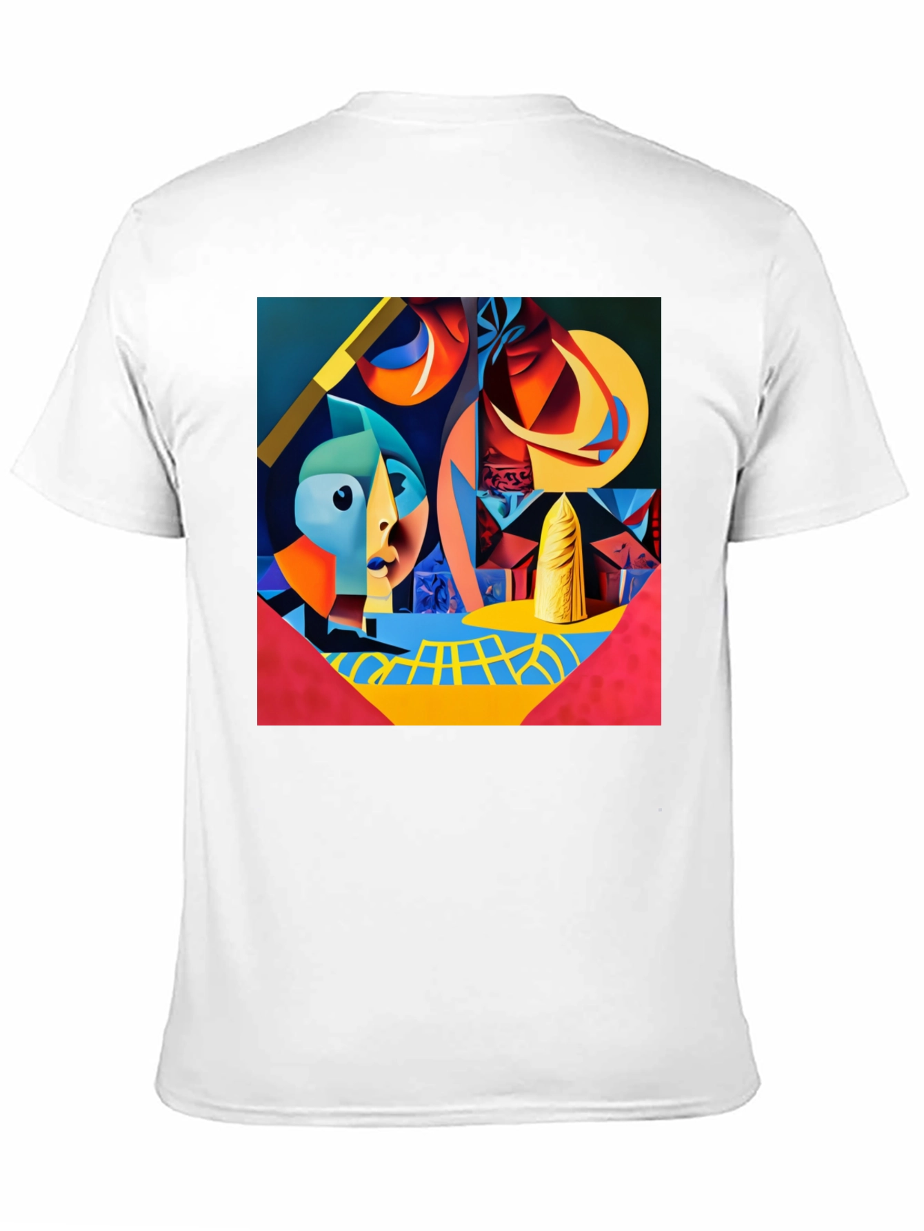 Abstract Art Graphic Tee - Modern Artistic Design