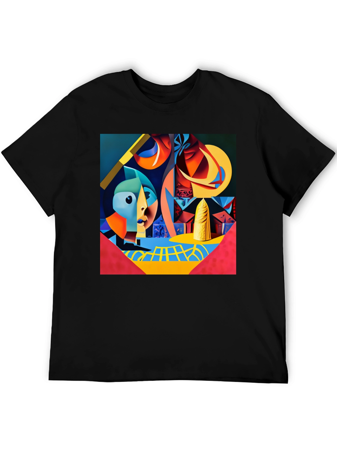 Abstract Art Graphic Tee - Modern Artistic Design