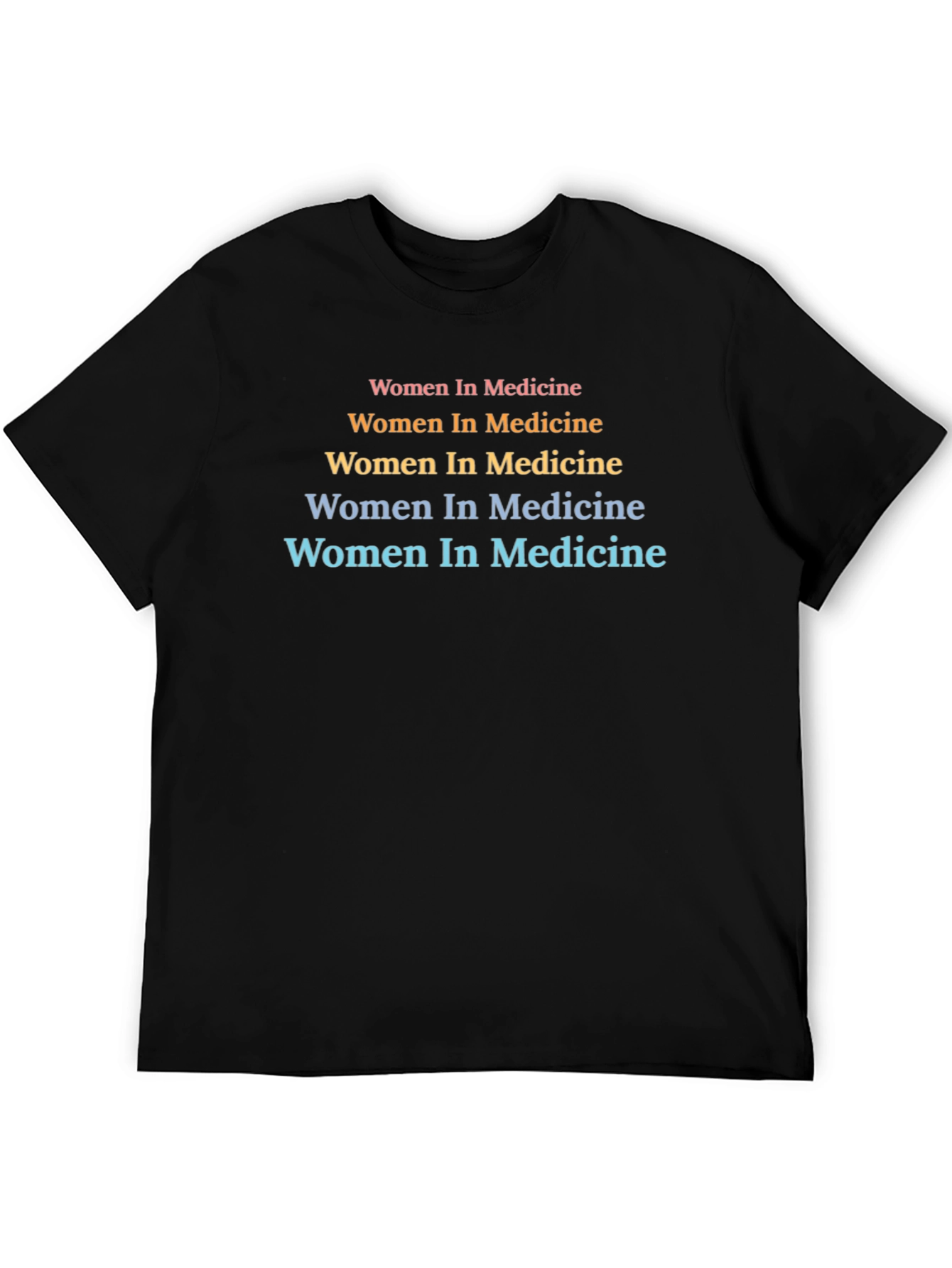 Women In Medicine Graphic Tee - Black
