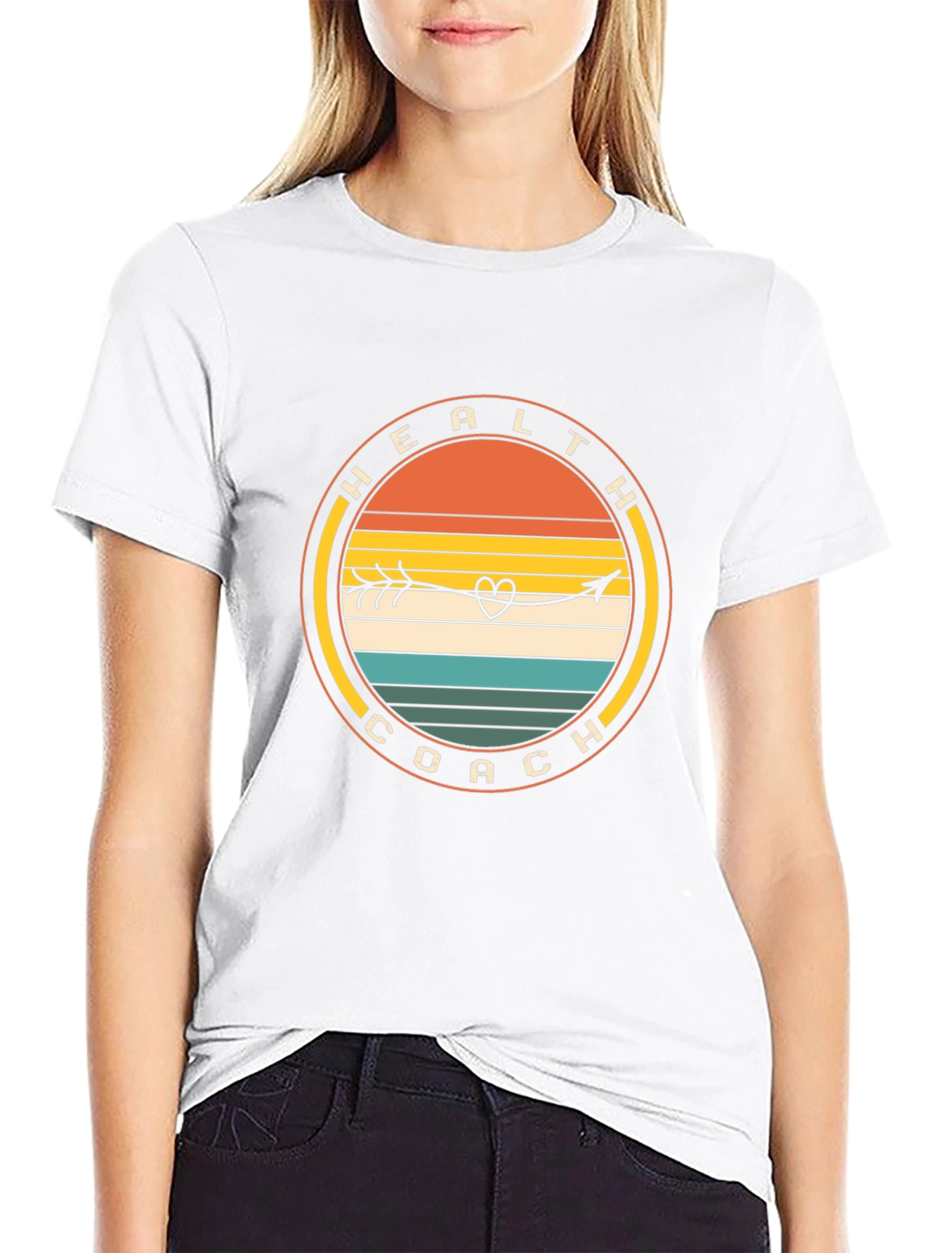 Health Coach Arrow Heart T-Shirt