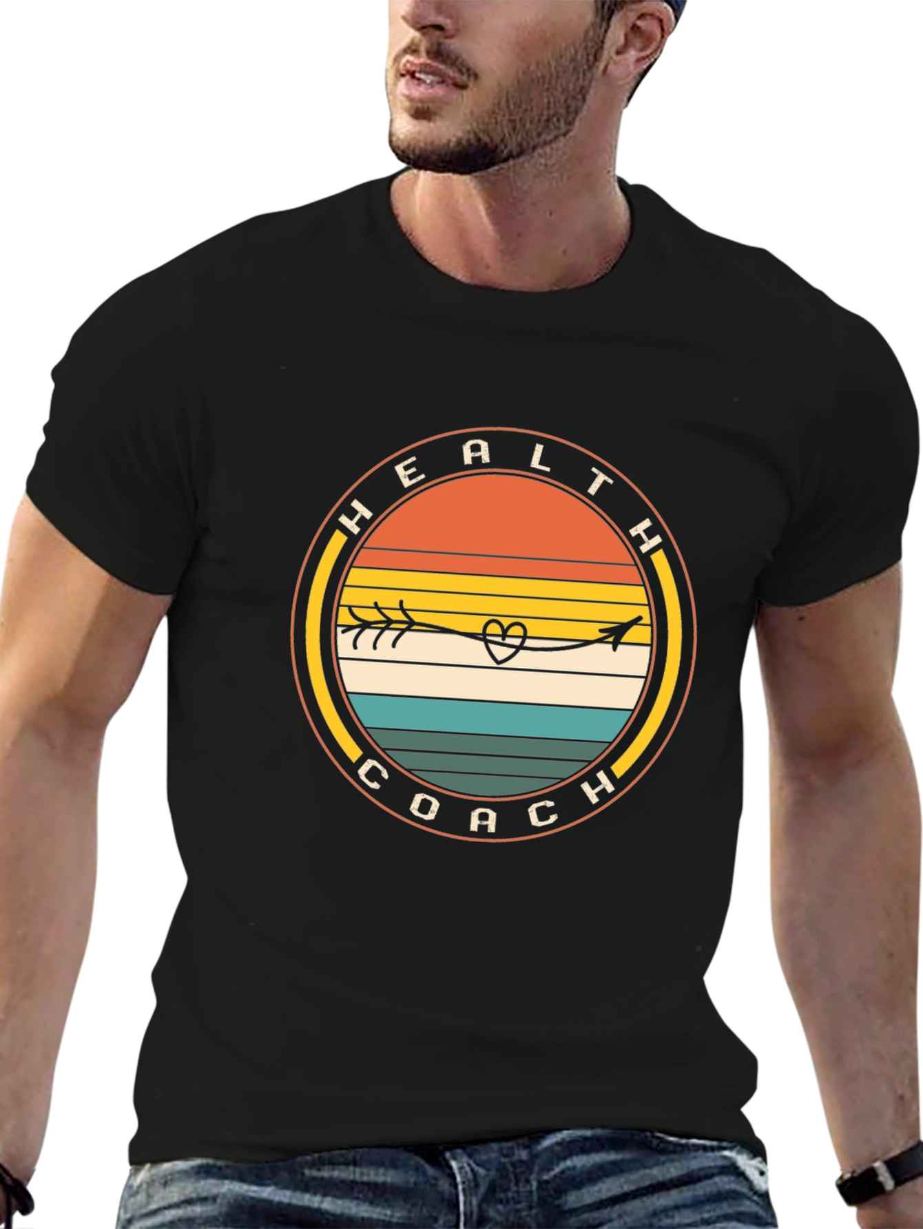 Health Coach Arrow Heart T-Shirt