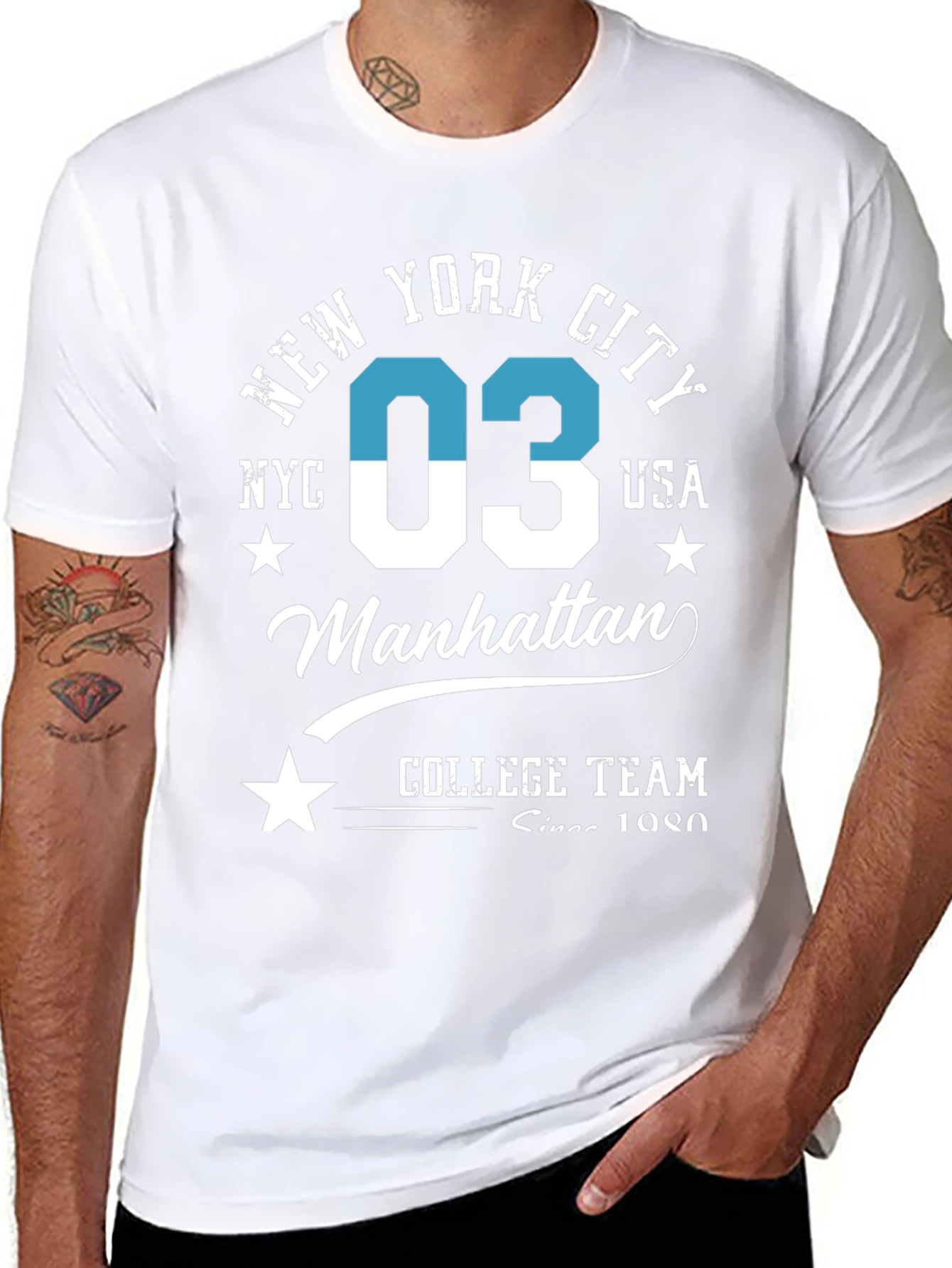 NYC Manhattan College Team T-Shirt