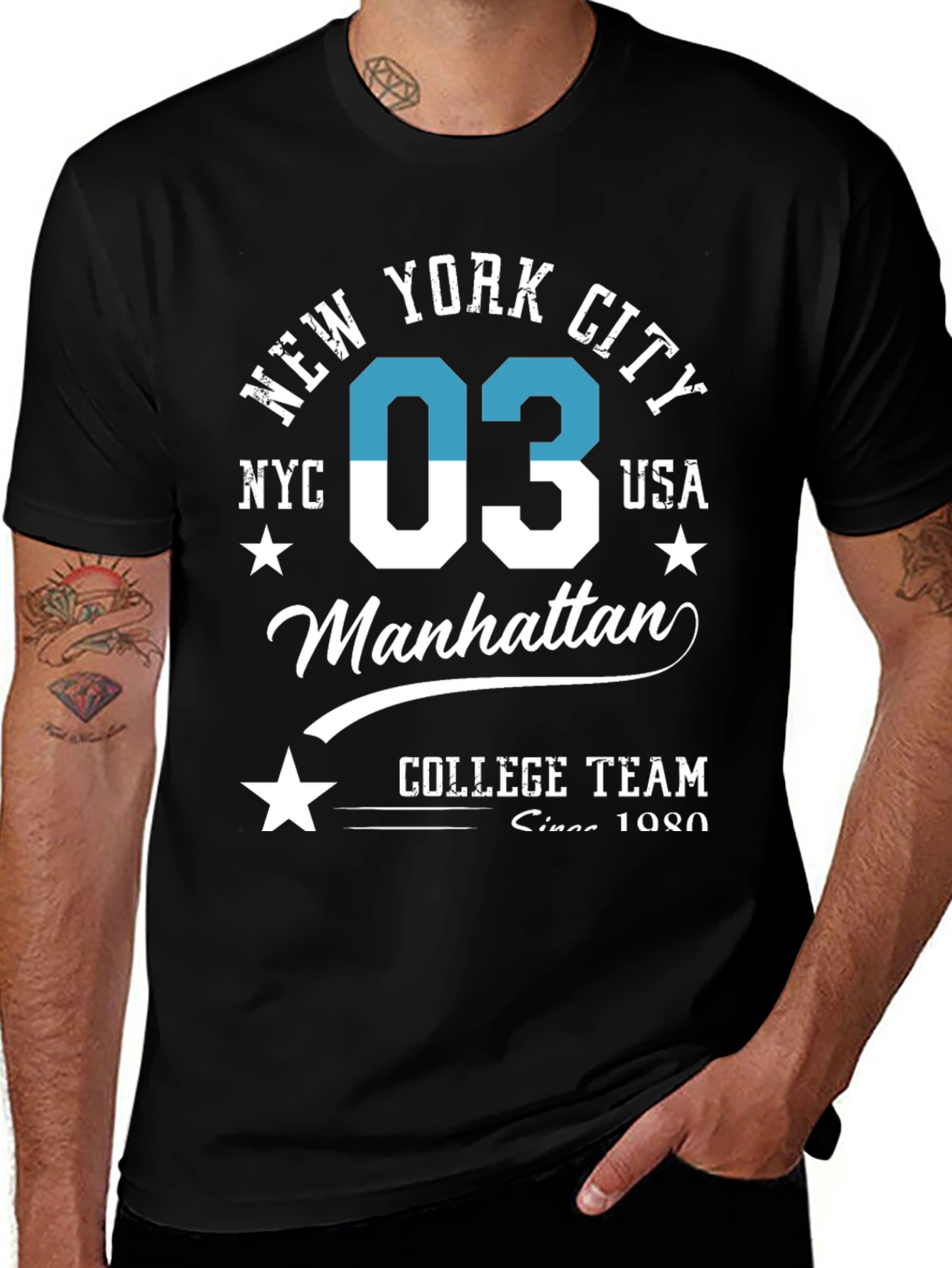 NYC Manhattan College Team T-Shirt