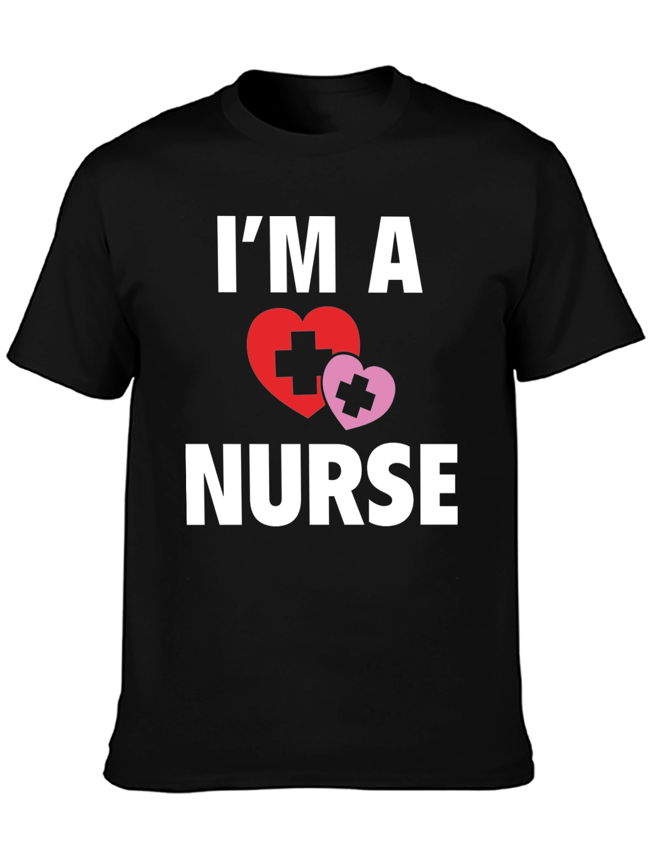 Im A Nurse T-Shirt with Heart Graphic