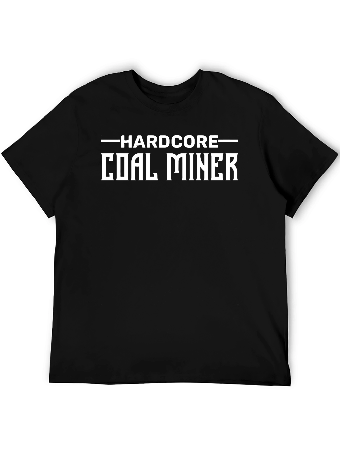 Hardcore Coal Miner Graphic T-Shirt