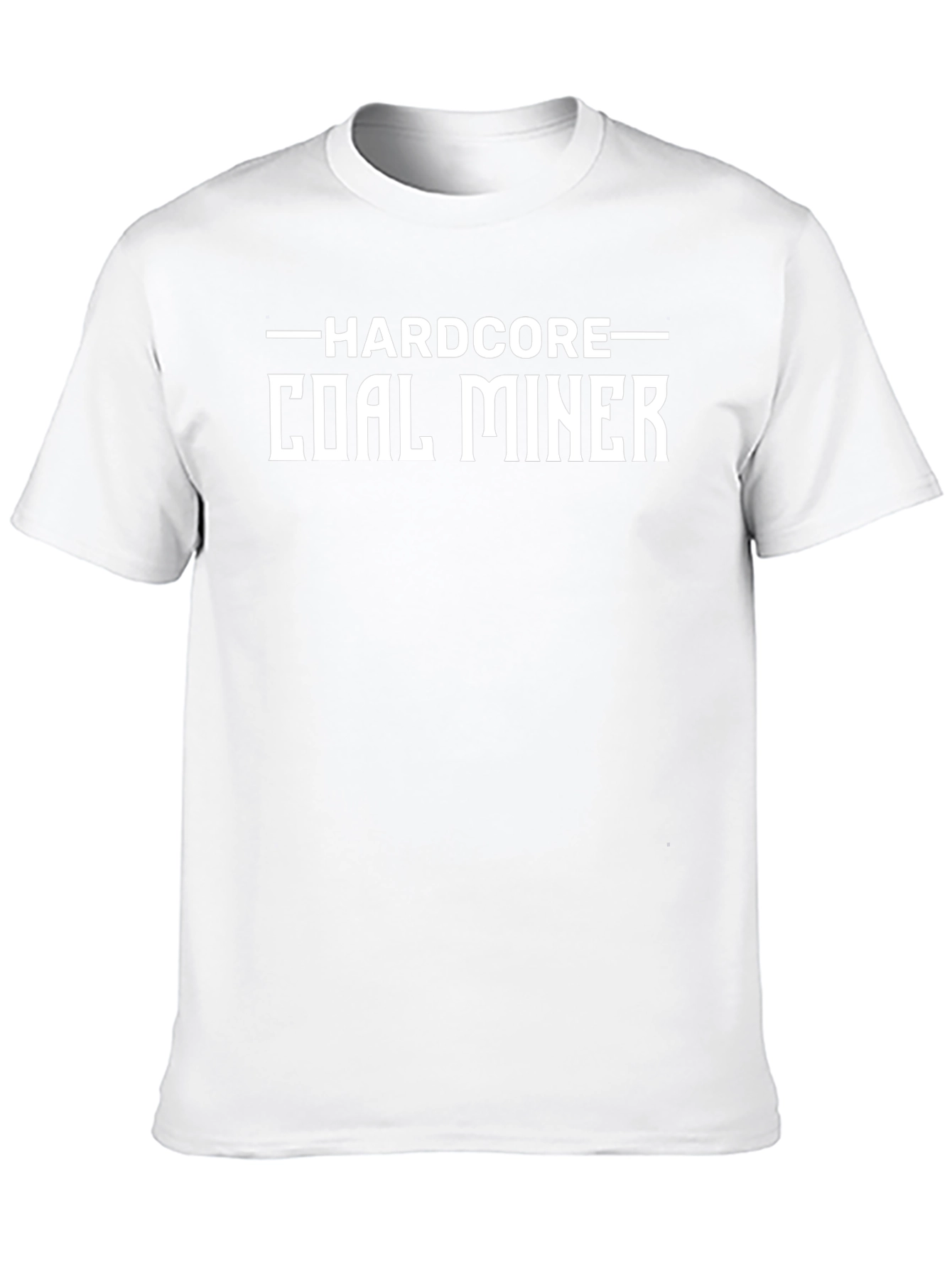 Hardcore Coal Miner Graphic T-Shirt