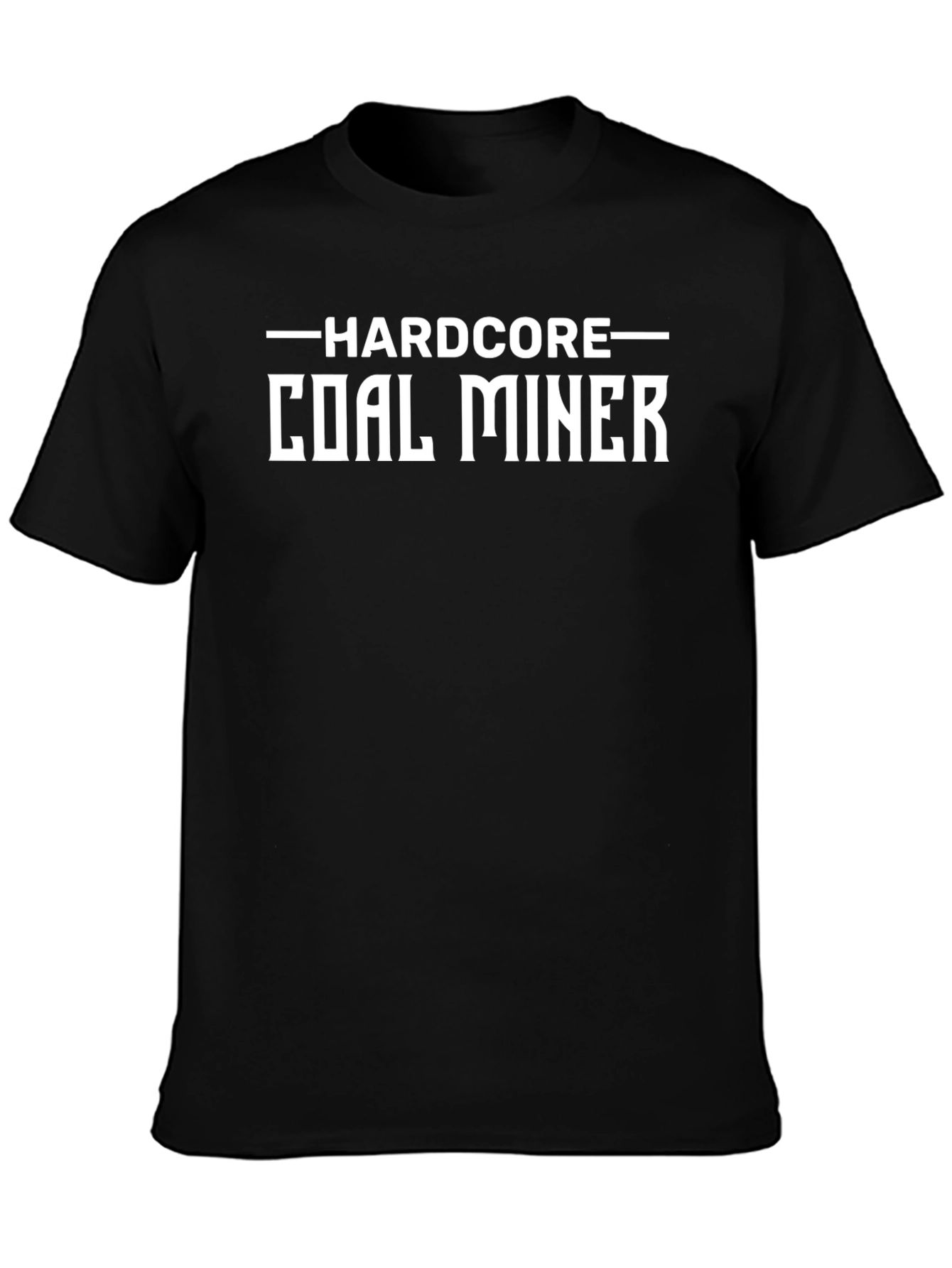 Hardcore Coal Miner Graphic T-Shirt