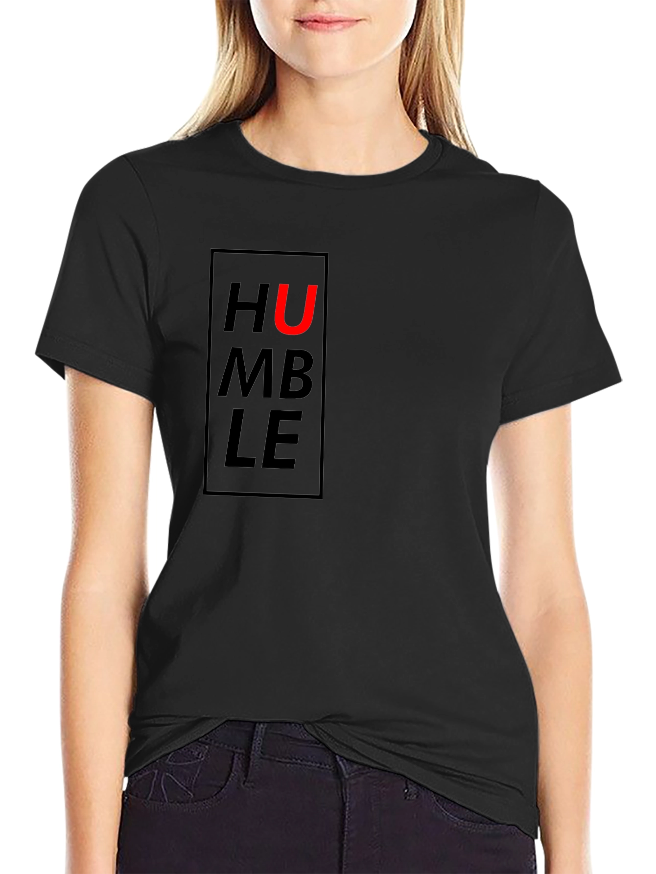 Humble Graphic Black T-Shirt