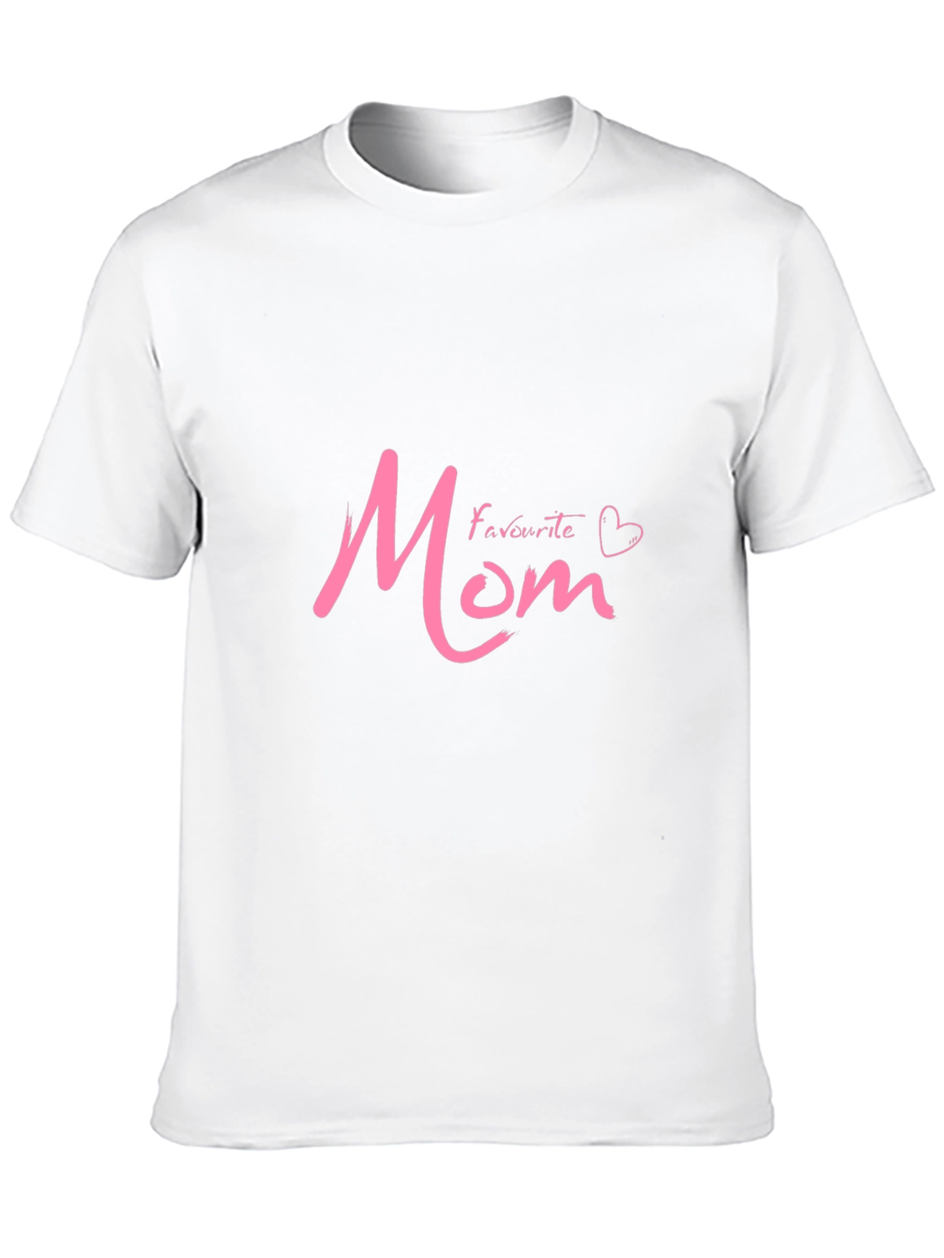 Favorite Mom T-Shirt - Pink Graphic Tee