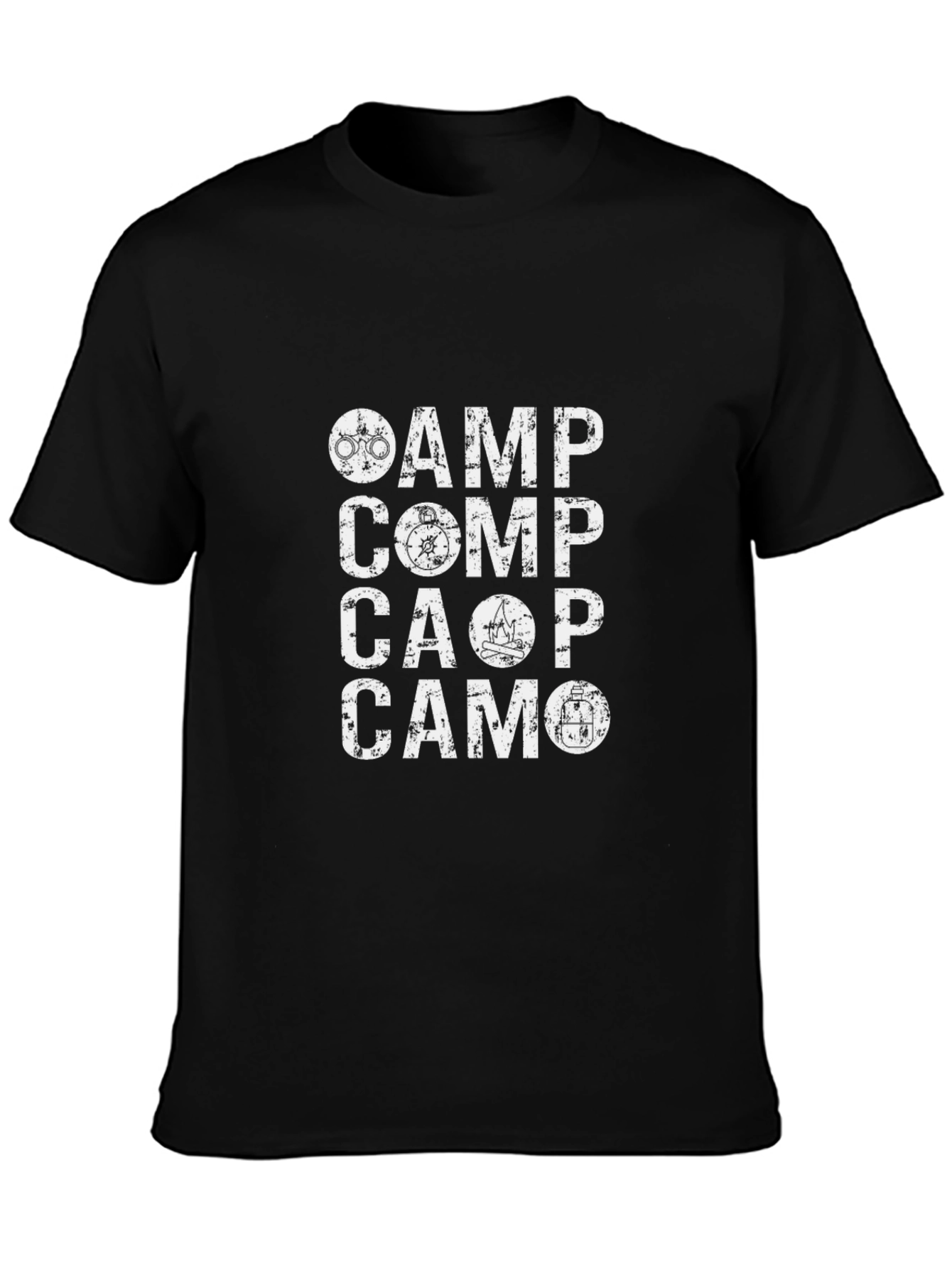 CAMP CAMO Graphic T-Shirt | Outdoor Adventure Tee