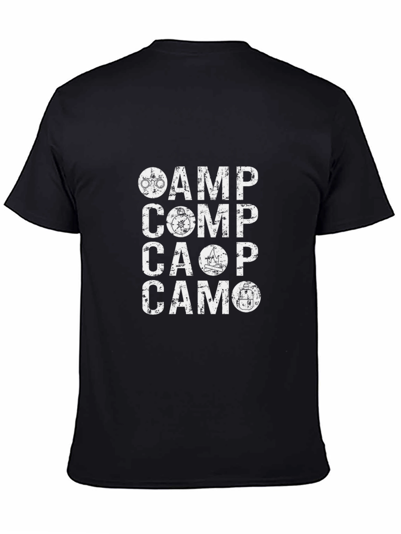CAMP CAMO Graphic T-Shirt | Outdoor Adventure Tee