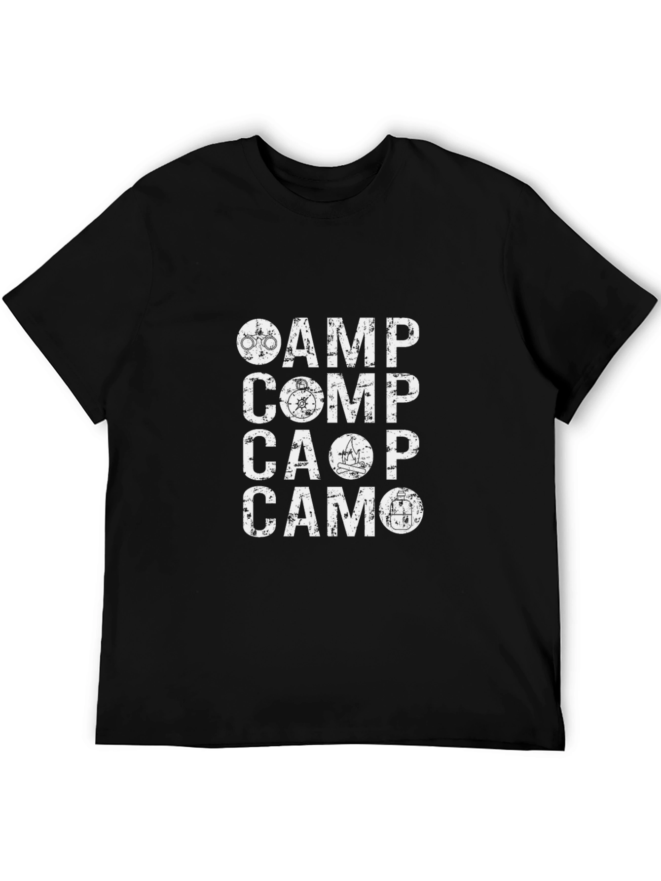 CAMP CAMO Graphic T-Shirt | Outdoor Adventure Tee