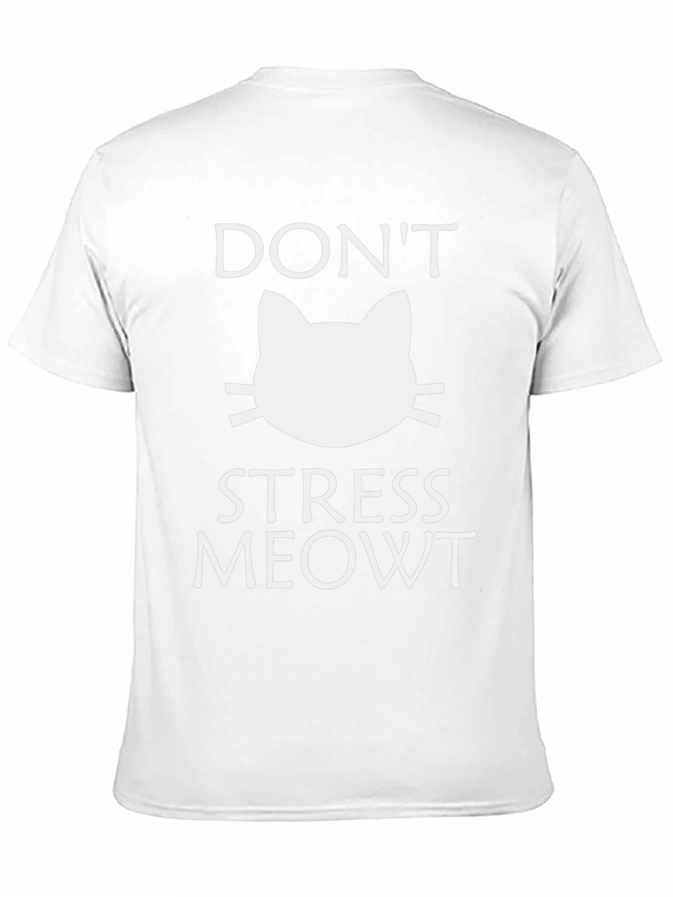 Dont Stress Meowt Black Graphic Tee