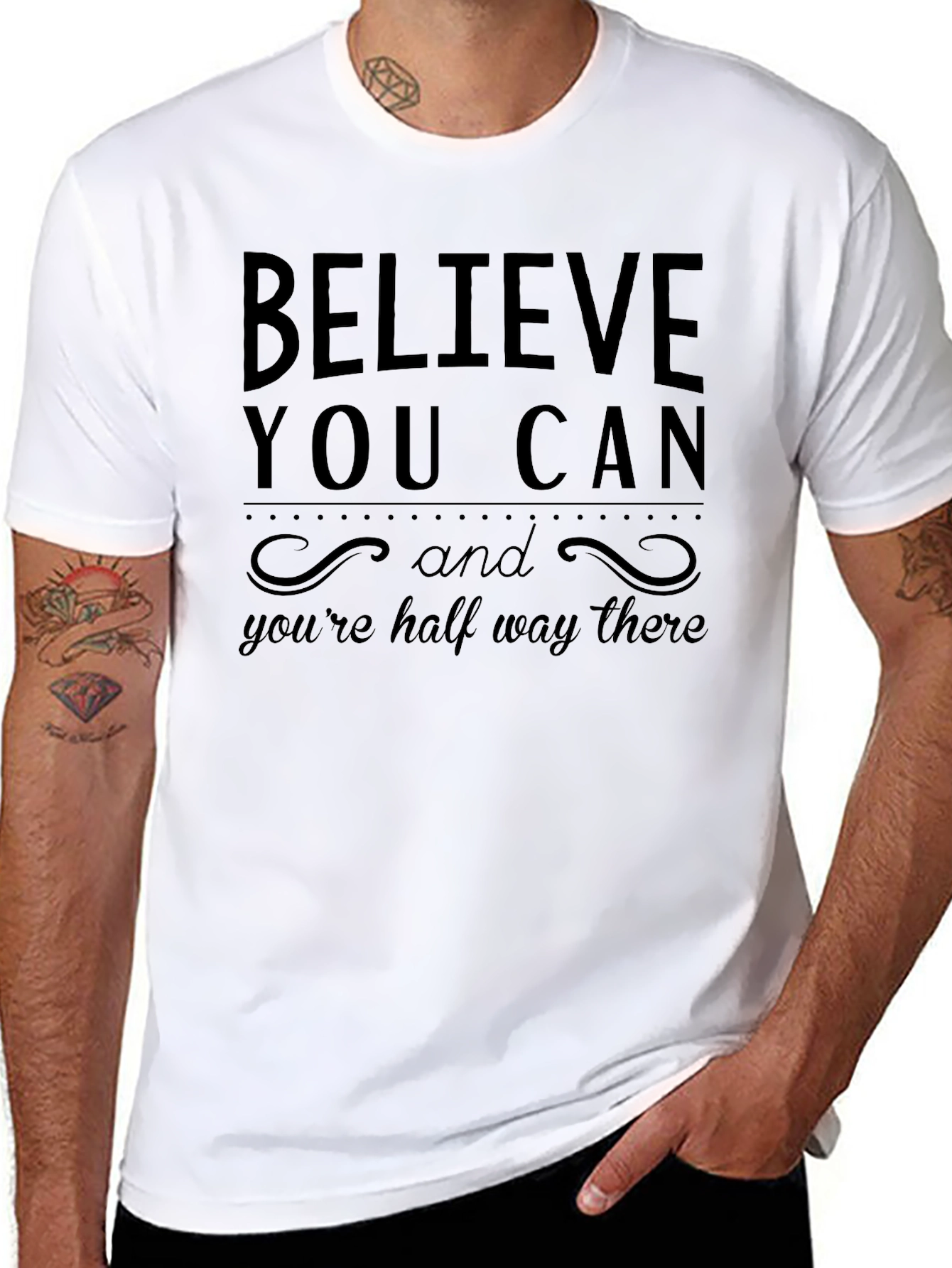 Believe You Can T-Shirt - Motivational Graphic Tee