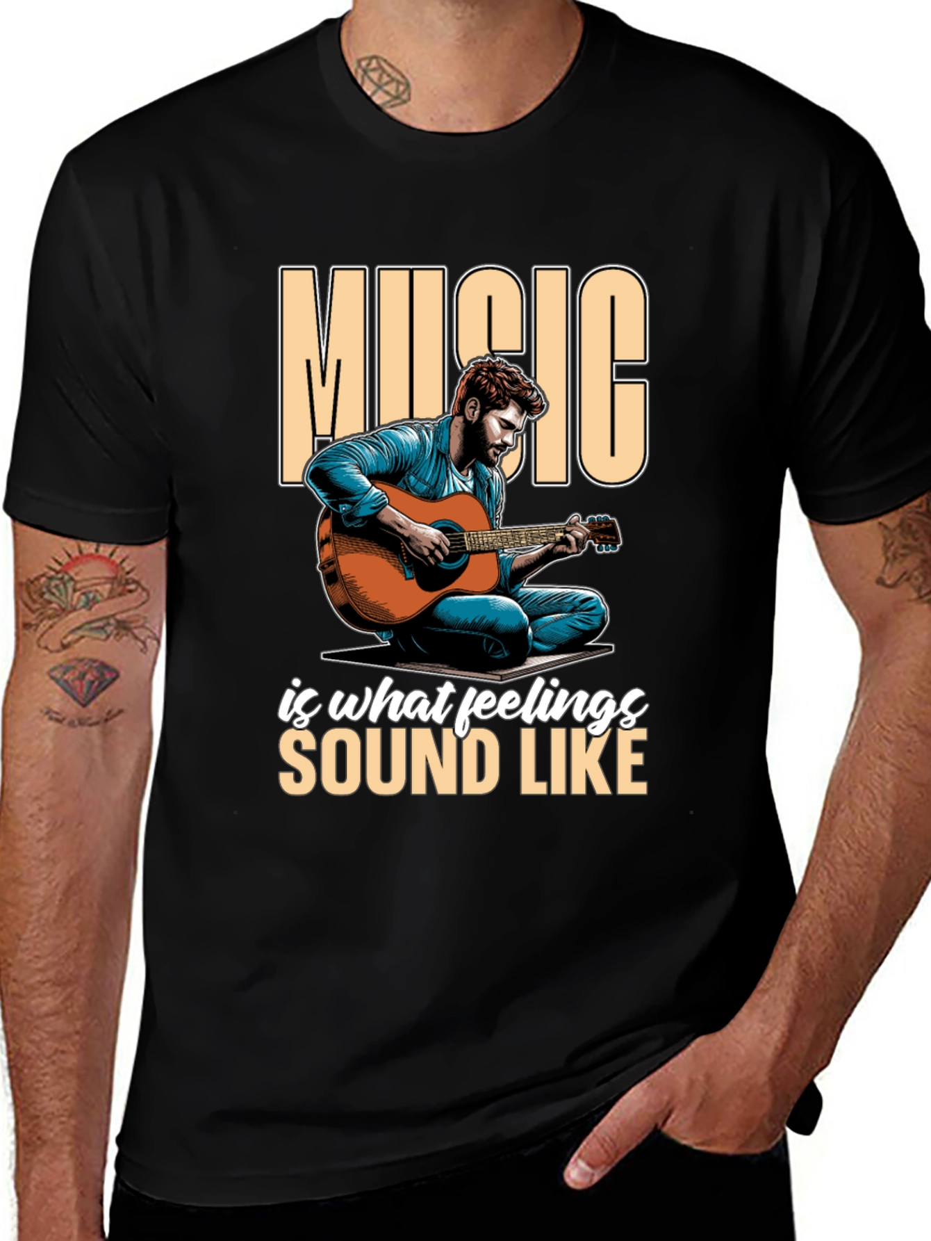 Music is What Feelings Sound Like T-Shirt