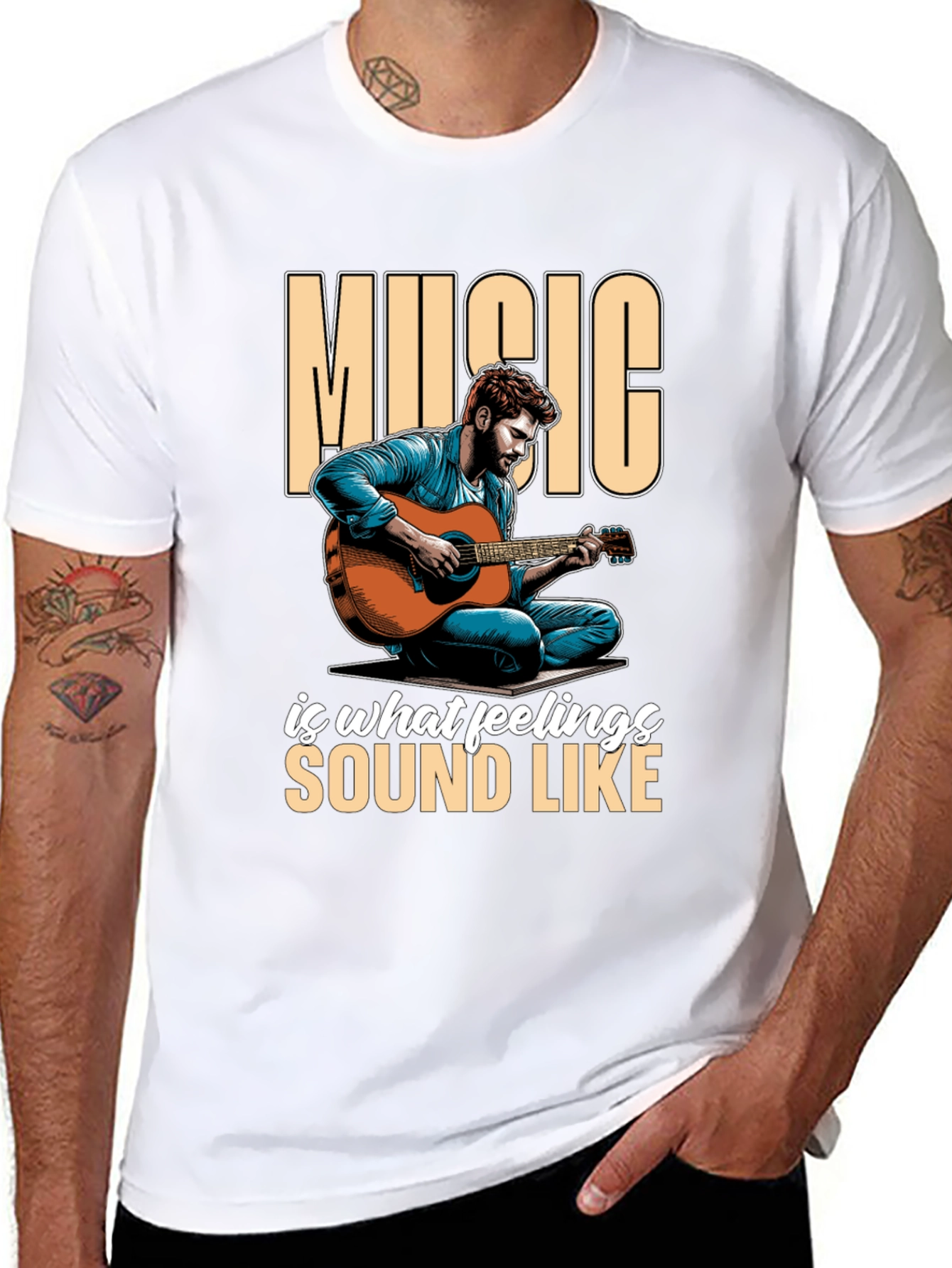 Music is What Feelings Sound Like T-Shirt