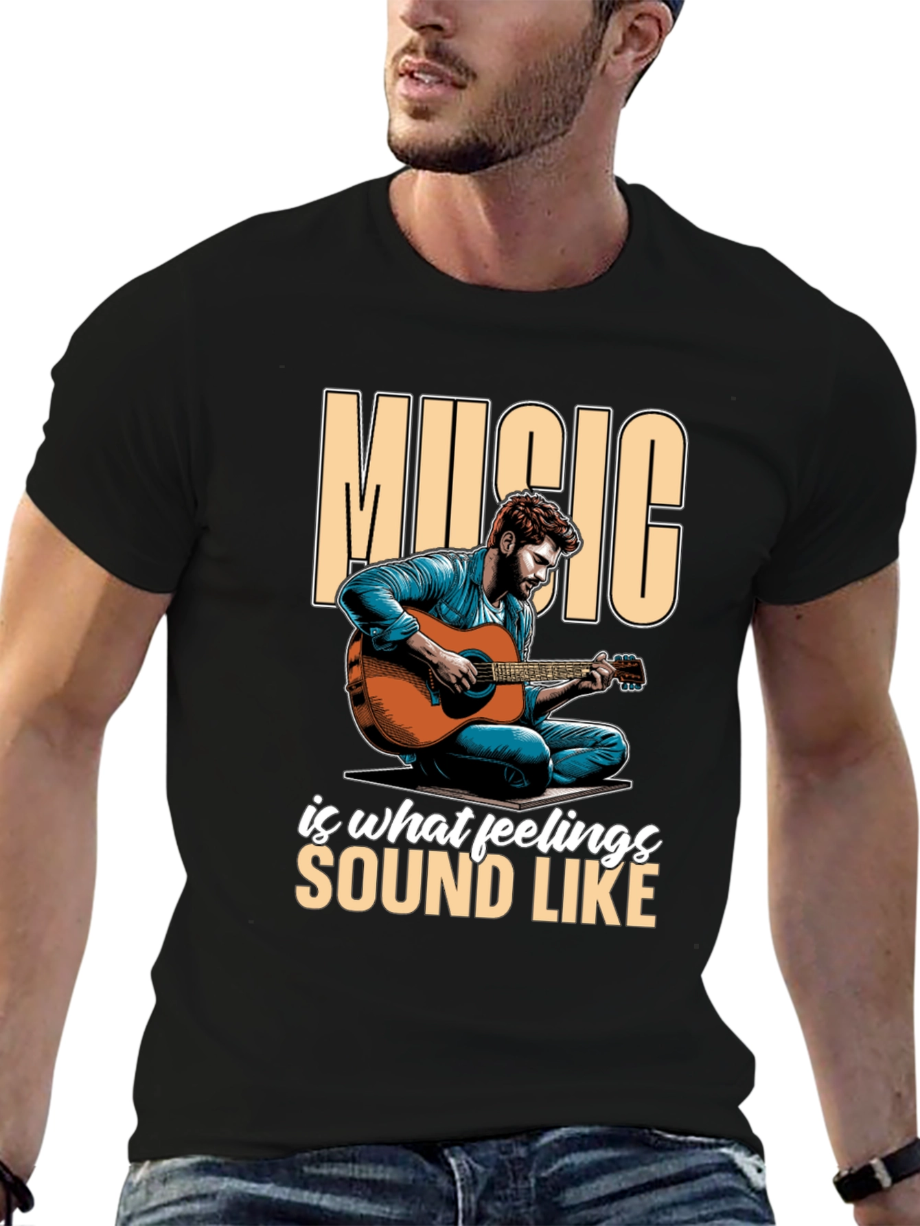 Music is What Feelings Sound Like T-Shirt