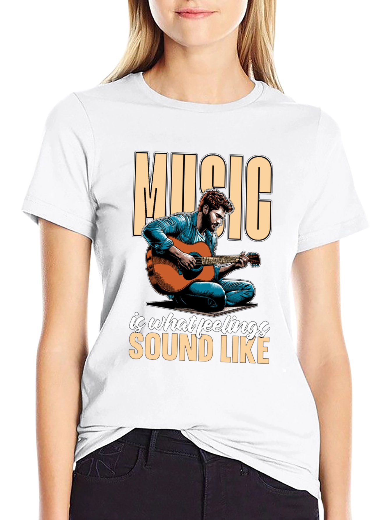 Music is What Feelings Sound Like T-Shirt