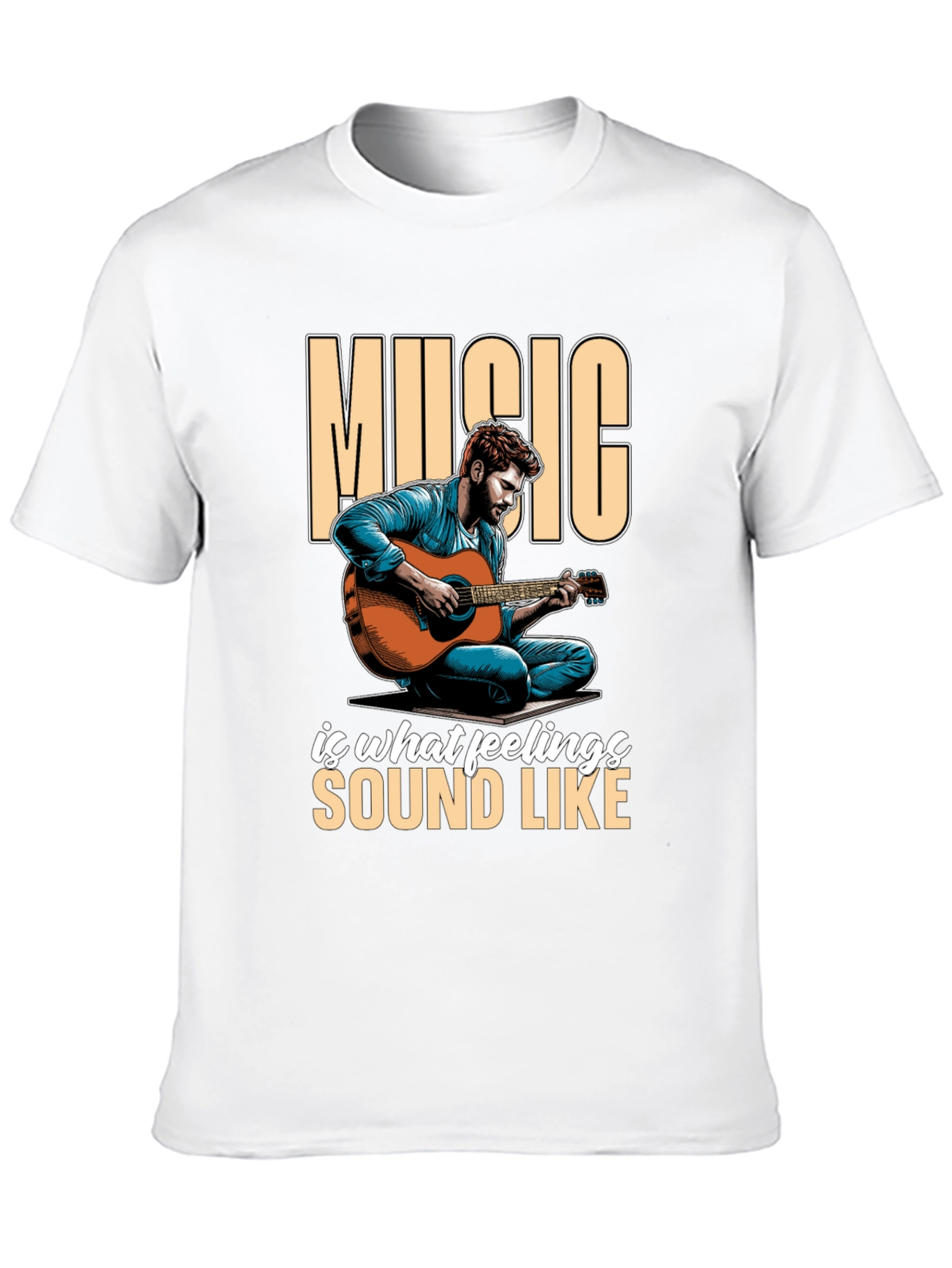 Music is What Feelings Sound Like T-Shirt