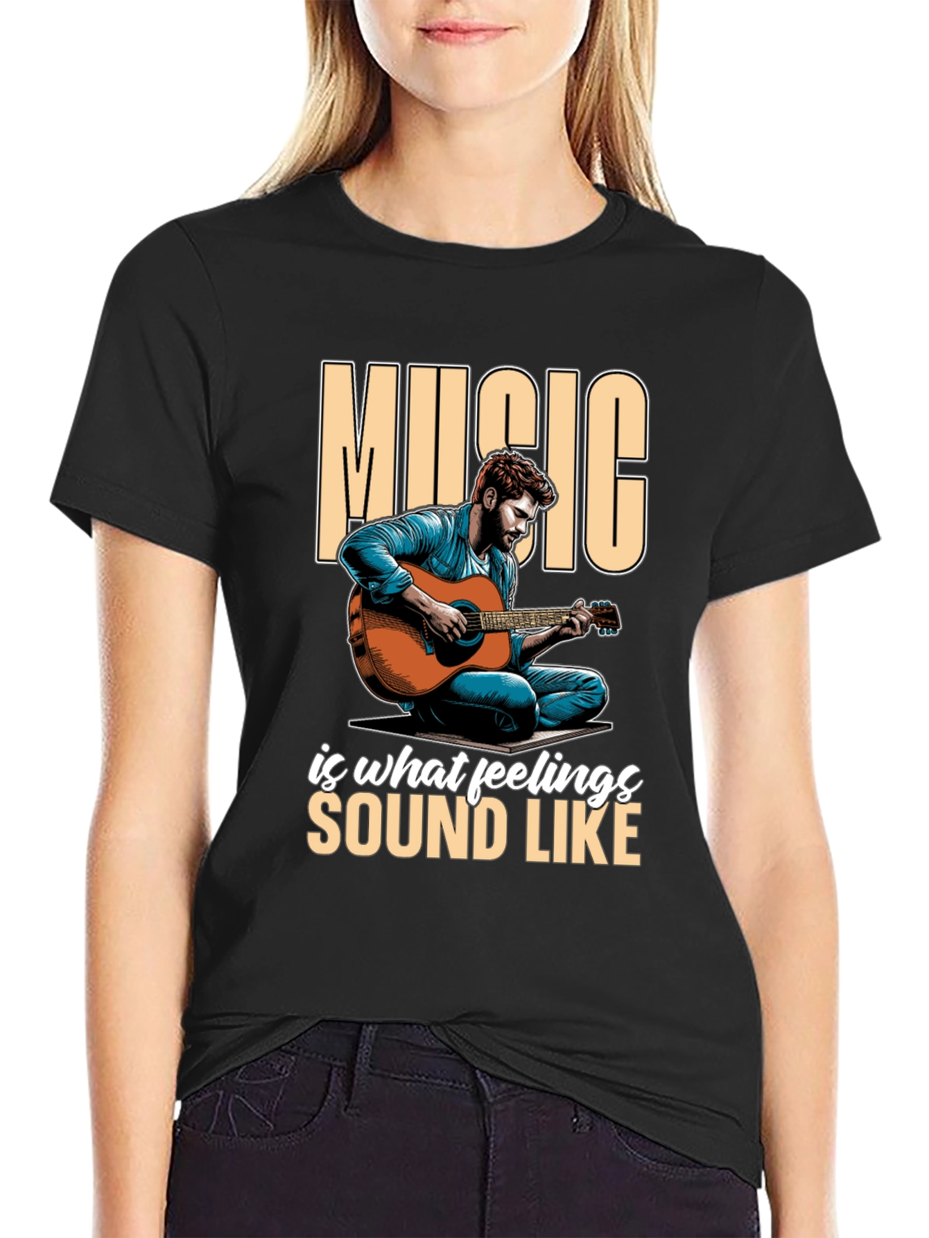 Music is What Feelings Sound Like T-Shirt