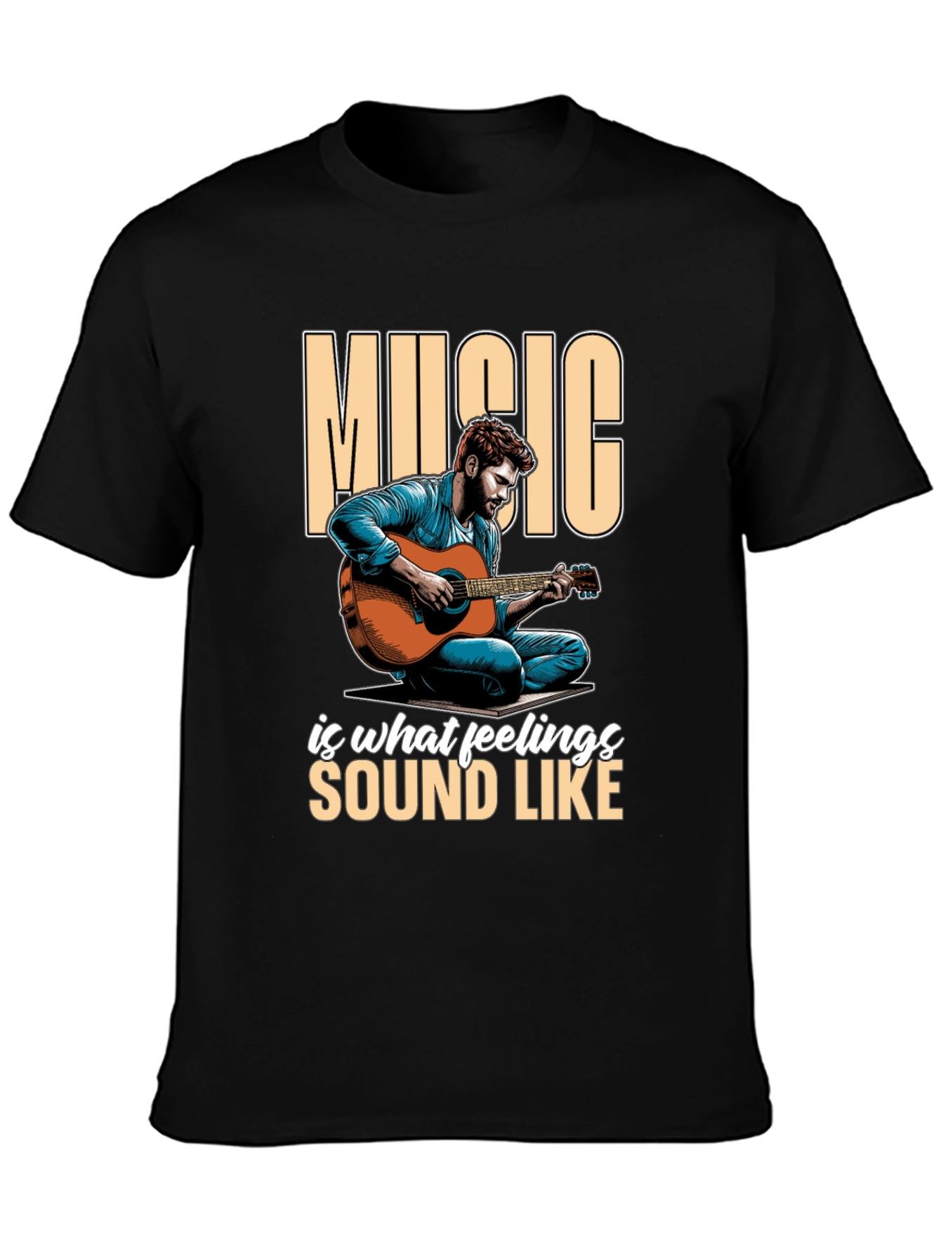 Music is What Feelings Sound Like T-Shirt