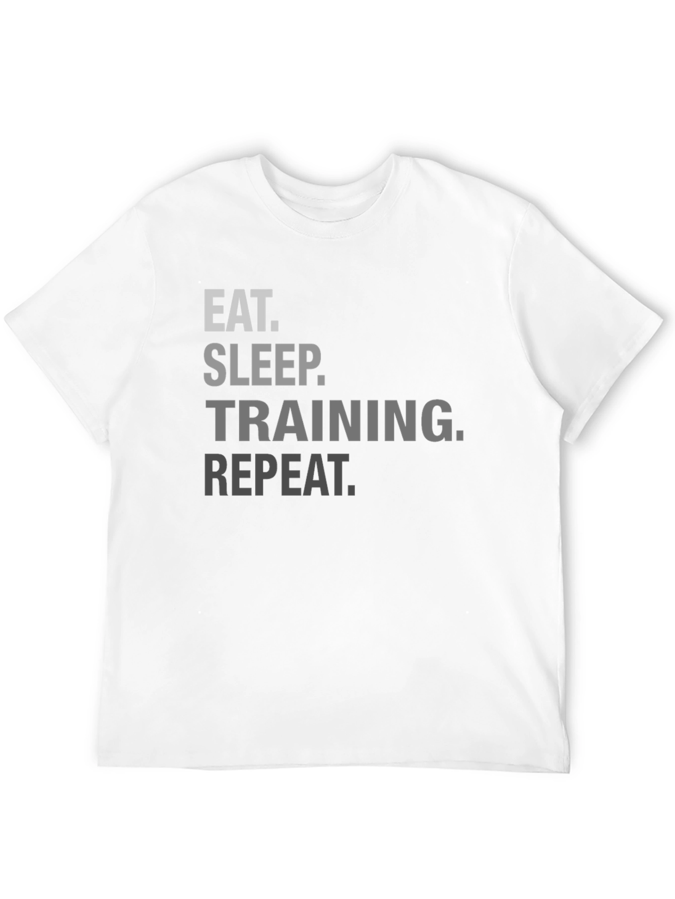Eat Sleep Training Repeat Black T-Shirt
