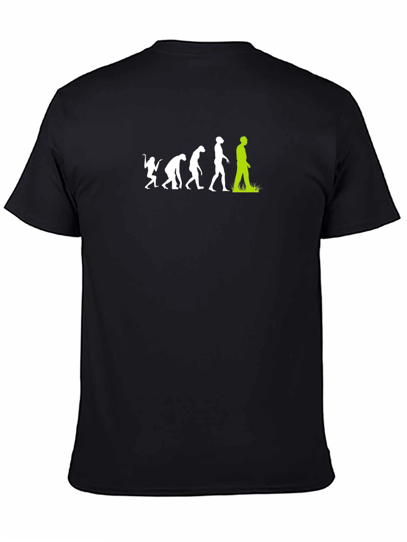 Evolution of Lawn Mowing T-Shirt