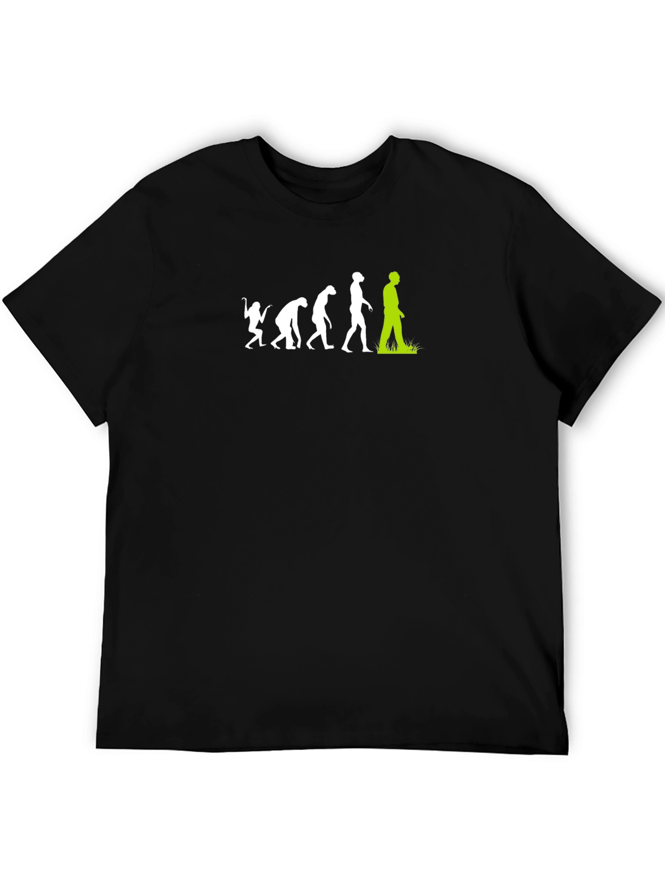 Evolution of Lawn Mowing T-Shirt