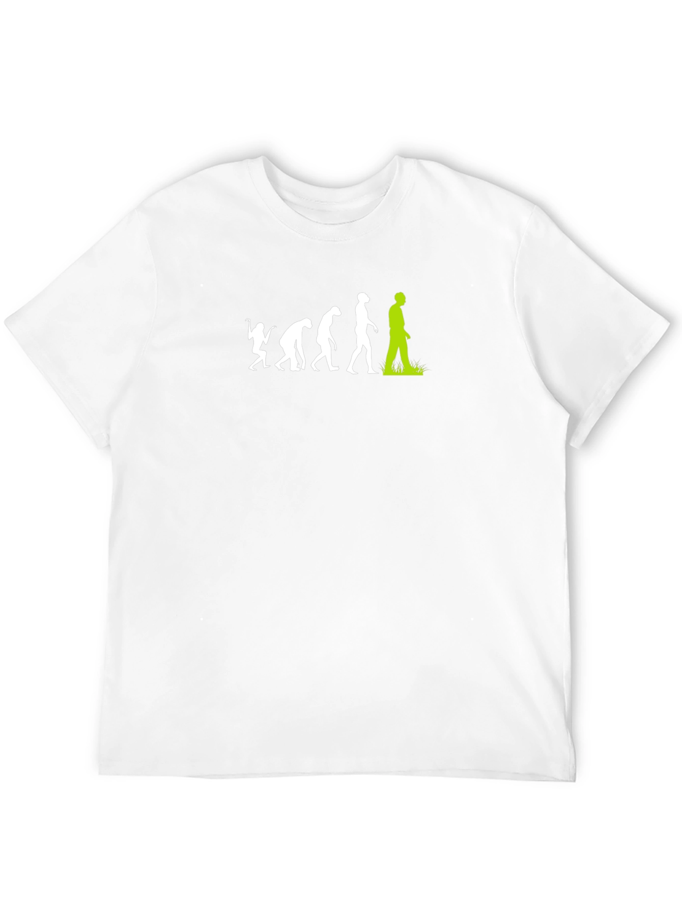 Evolution of Lawn Mowing T-Shirt