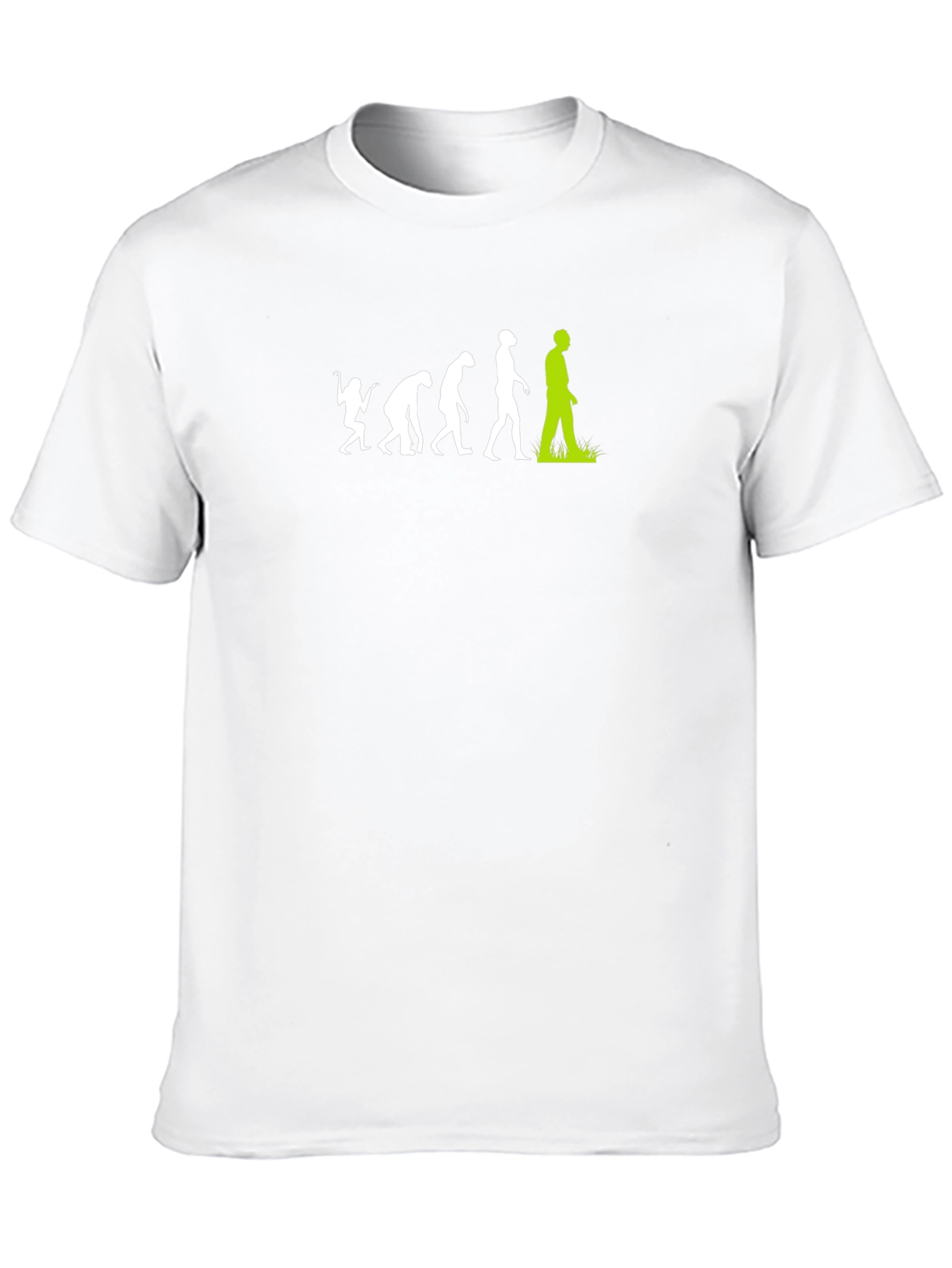Evolution of Lawn Mowing T-Shirt