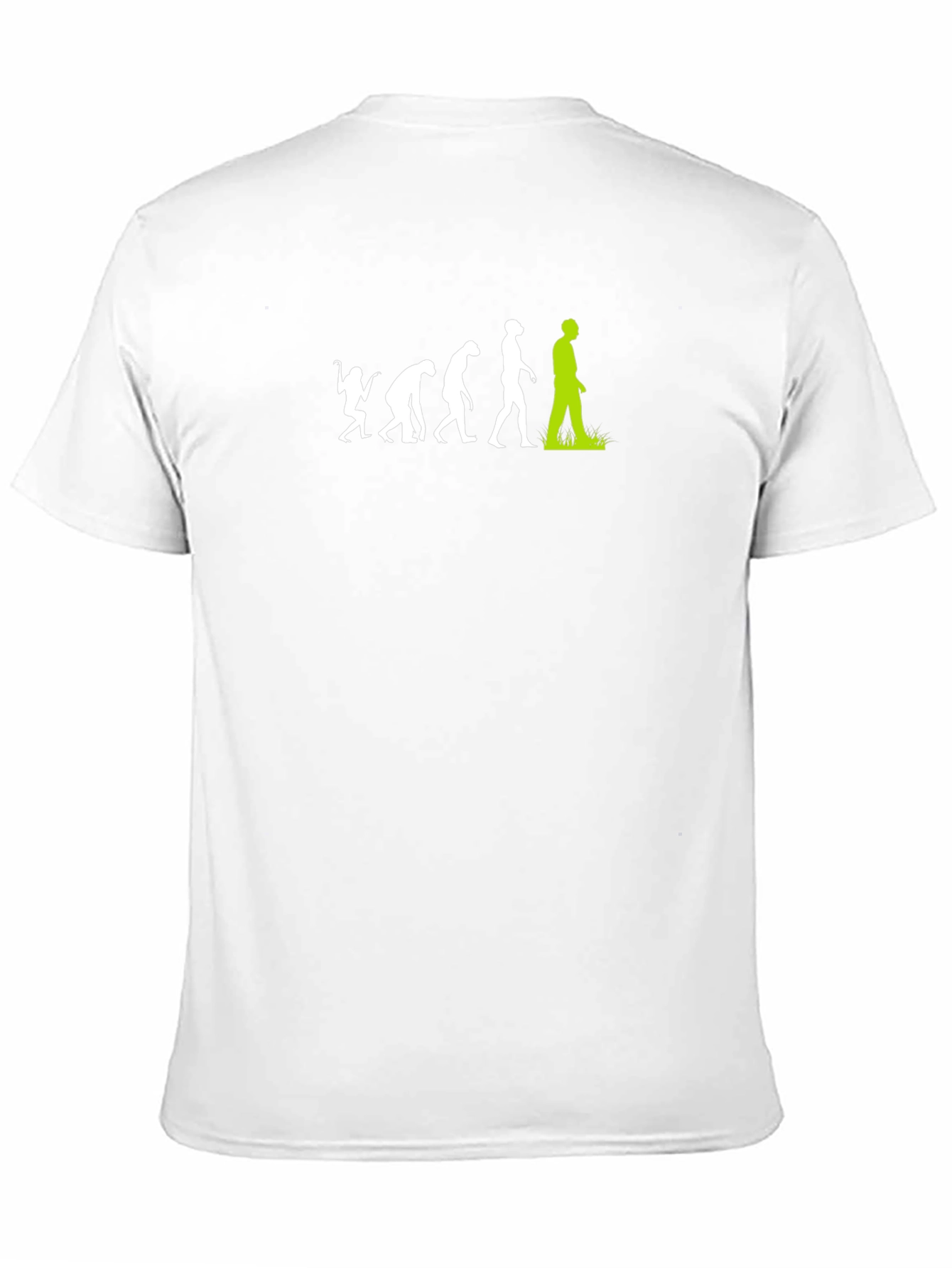 Evolution of Lawn Mowing T-Shirt