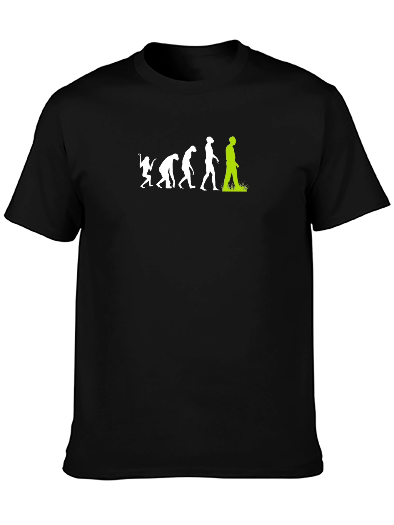 Evolution of Lawn Mowing T-Shirt
