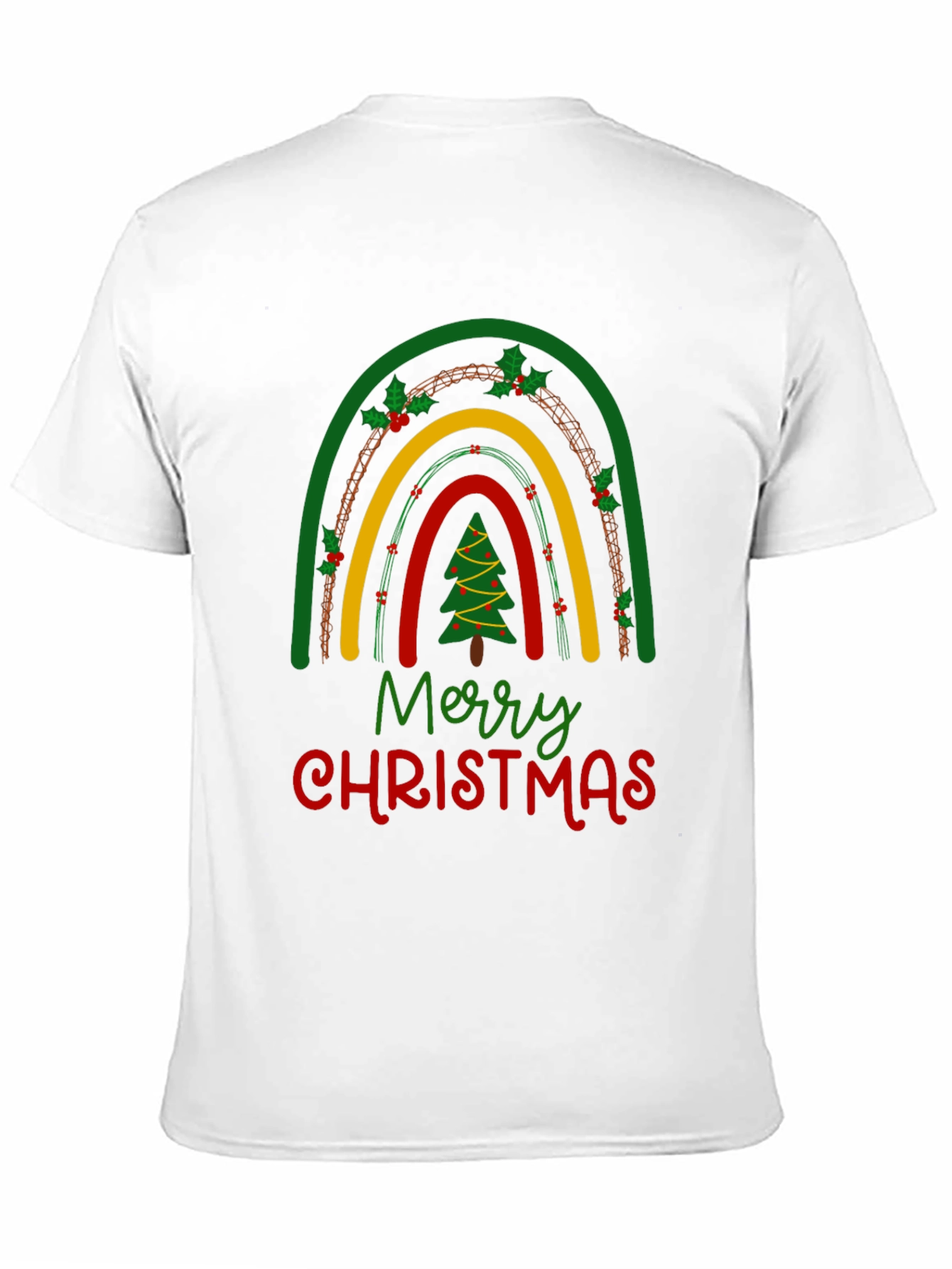 Festive Christmas Rainbow T-Shirt
