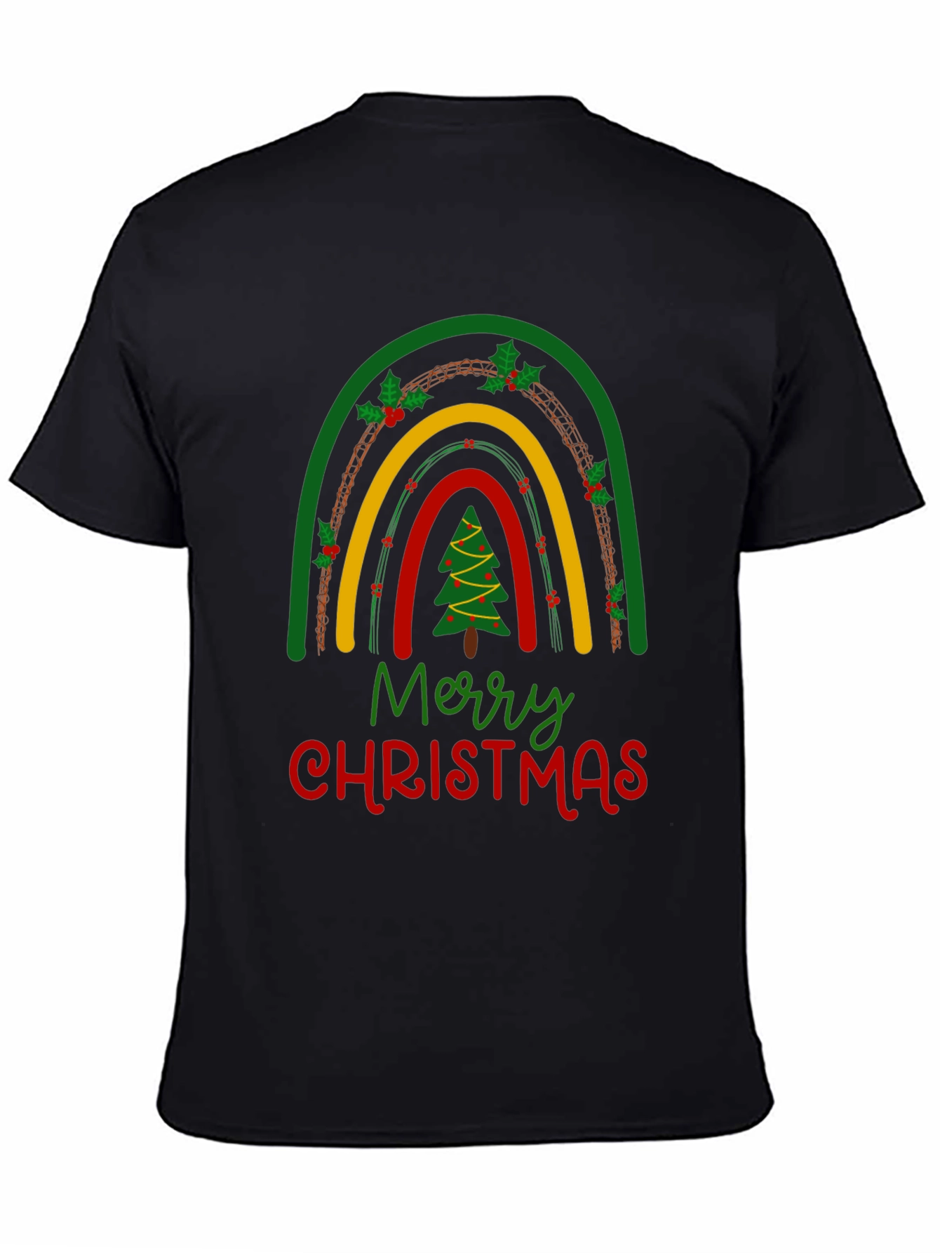 Festive Christmas Rainbow T-Shirt