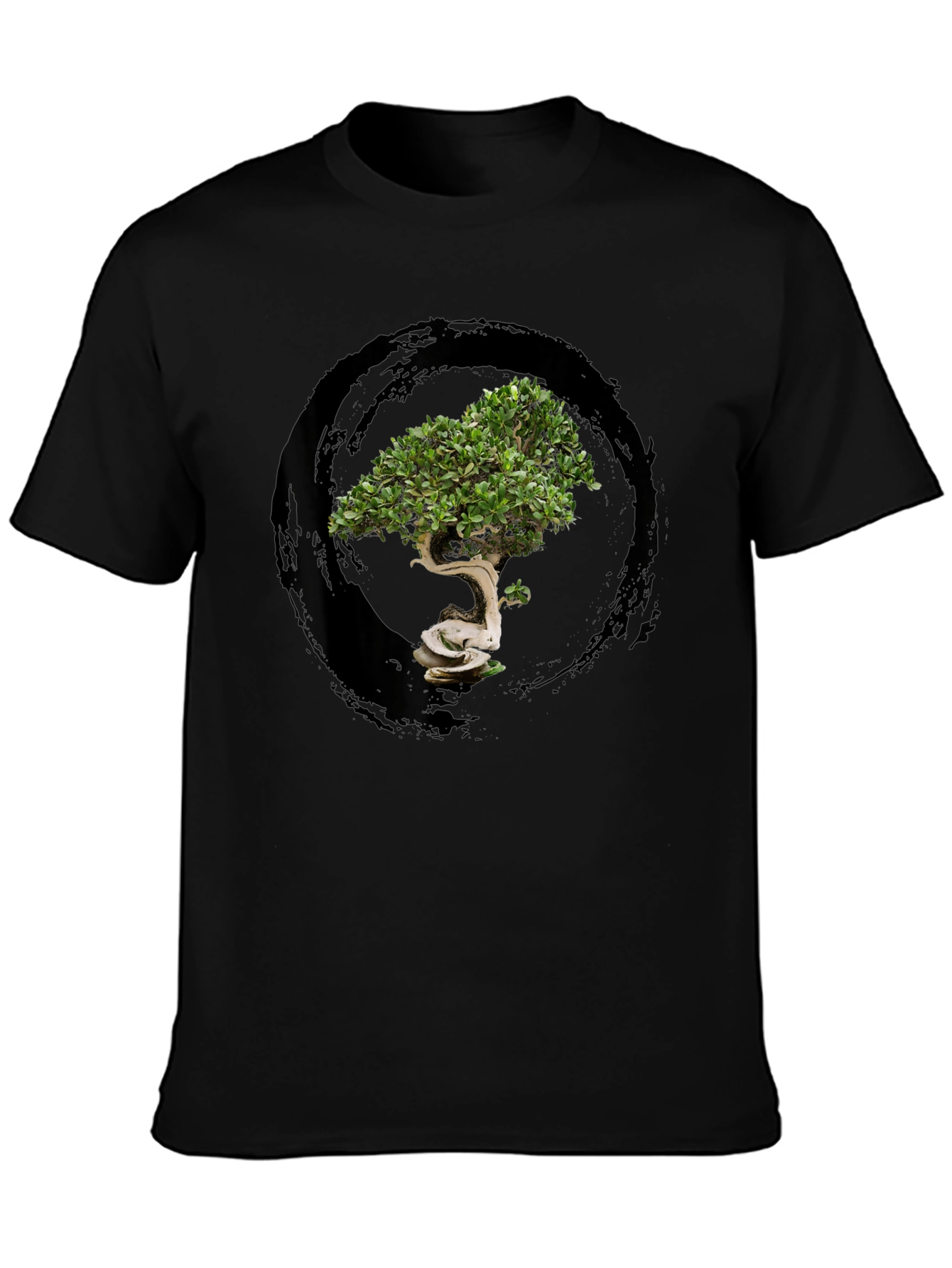 Bonsai Tree Graphic Tee - Zen Style
