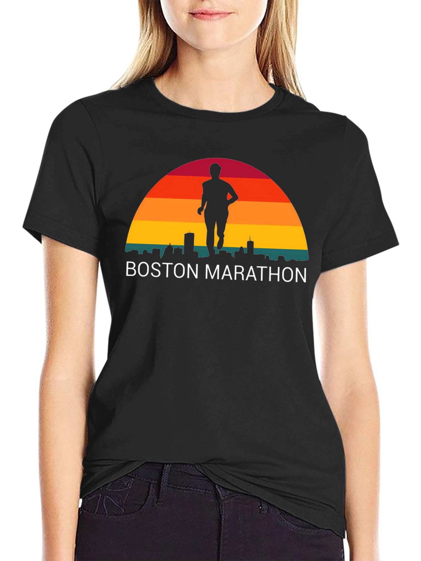 Boston Marathon Runner T-Shirt