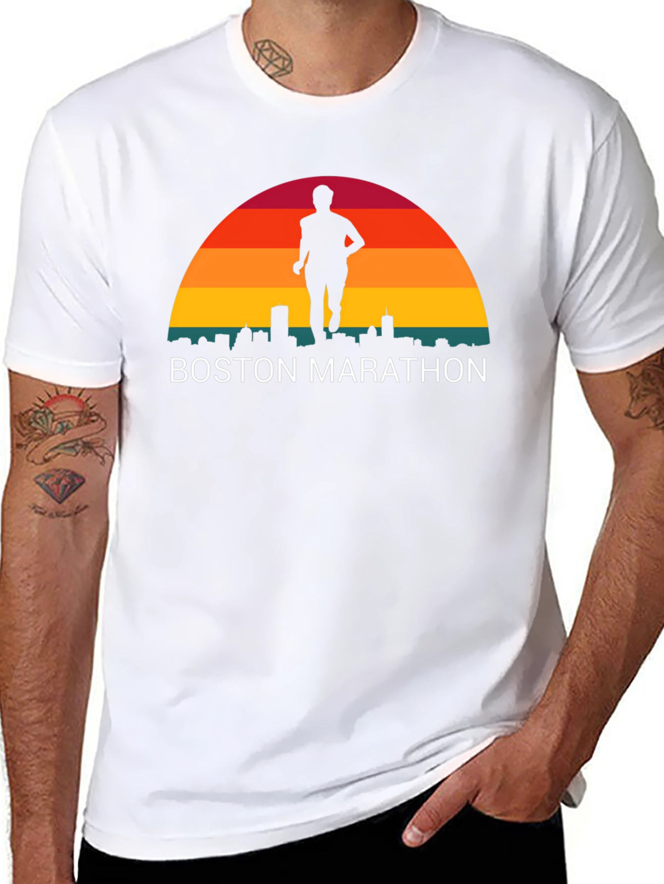 Boston Marathon Runner T-Shirt