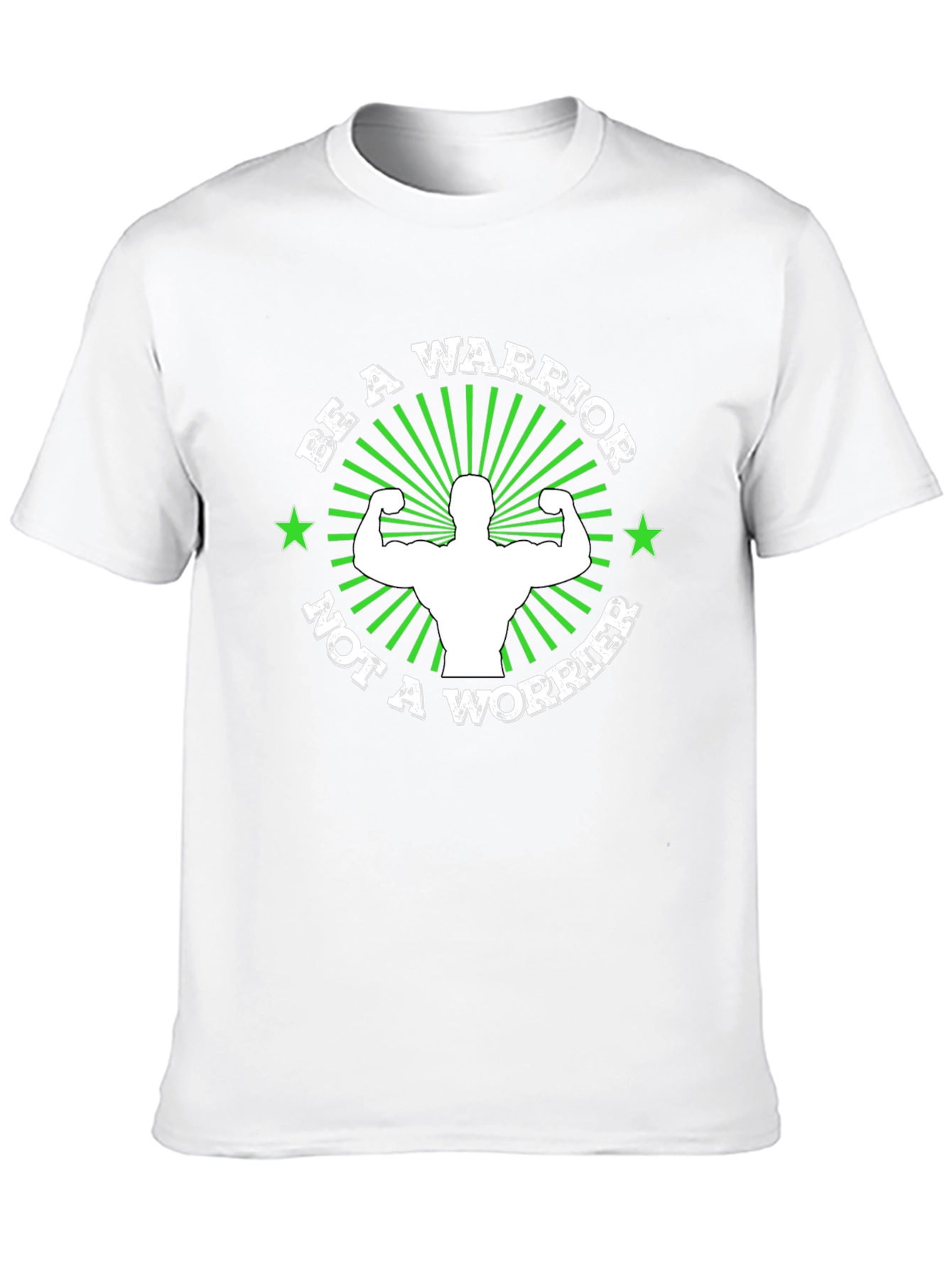 Be A Warrior T-Shirt: Motivational Gym Wear