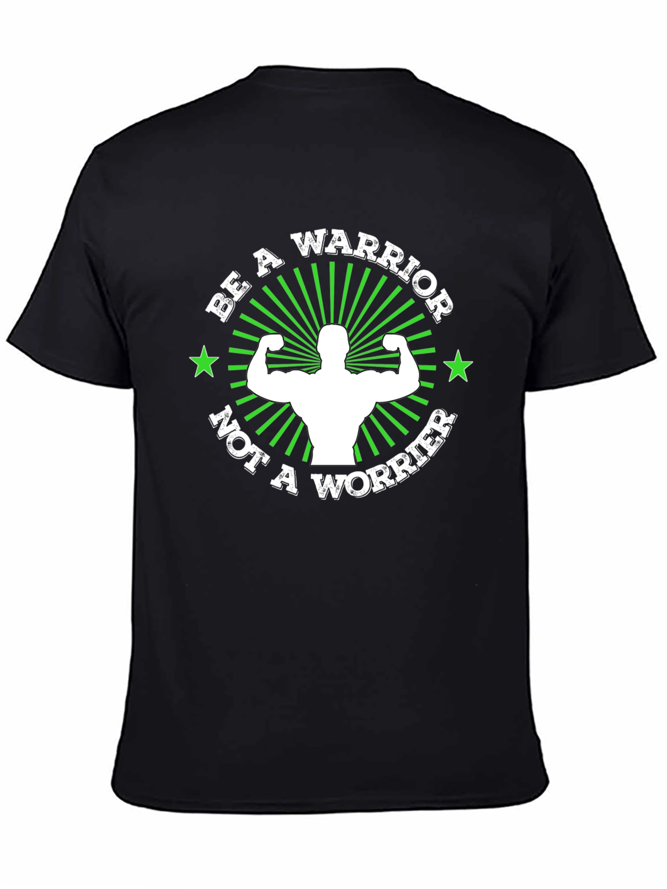 Be A Warrior T-Shirt: Motivational Gym Wear
