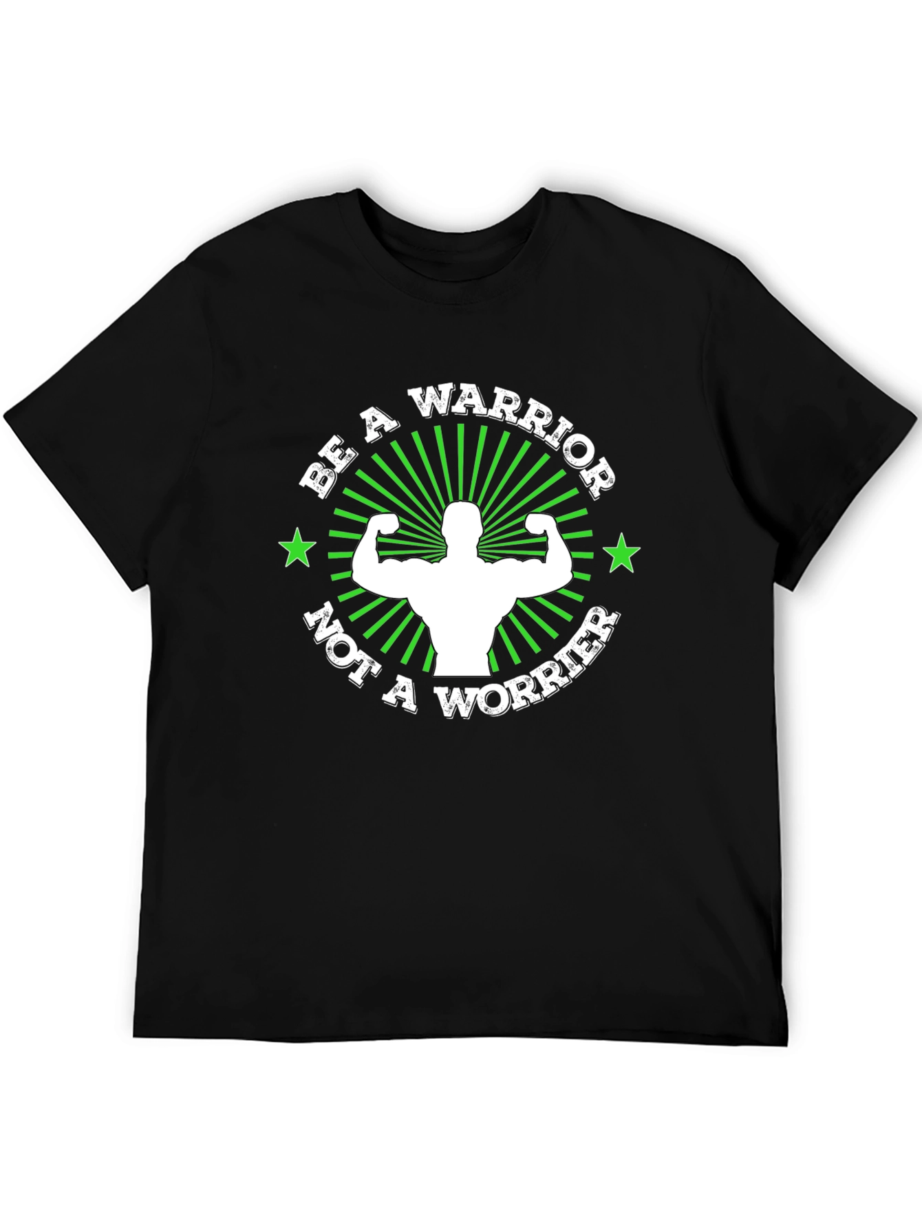 Be A Warrior T-Shirt: Motivational Gym Wear