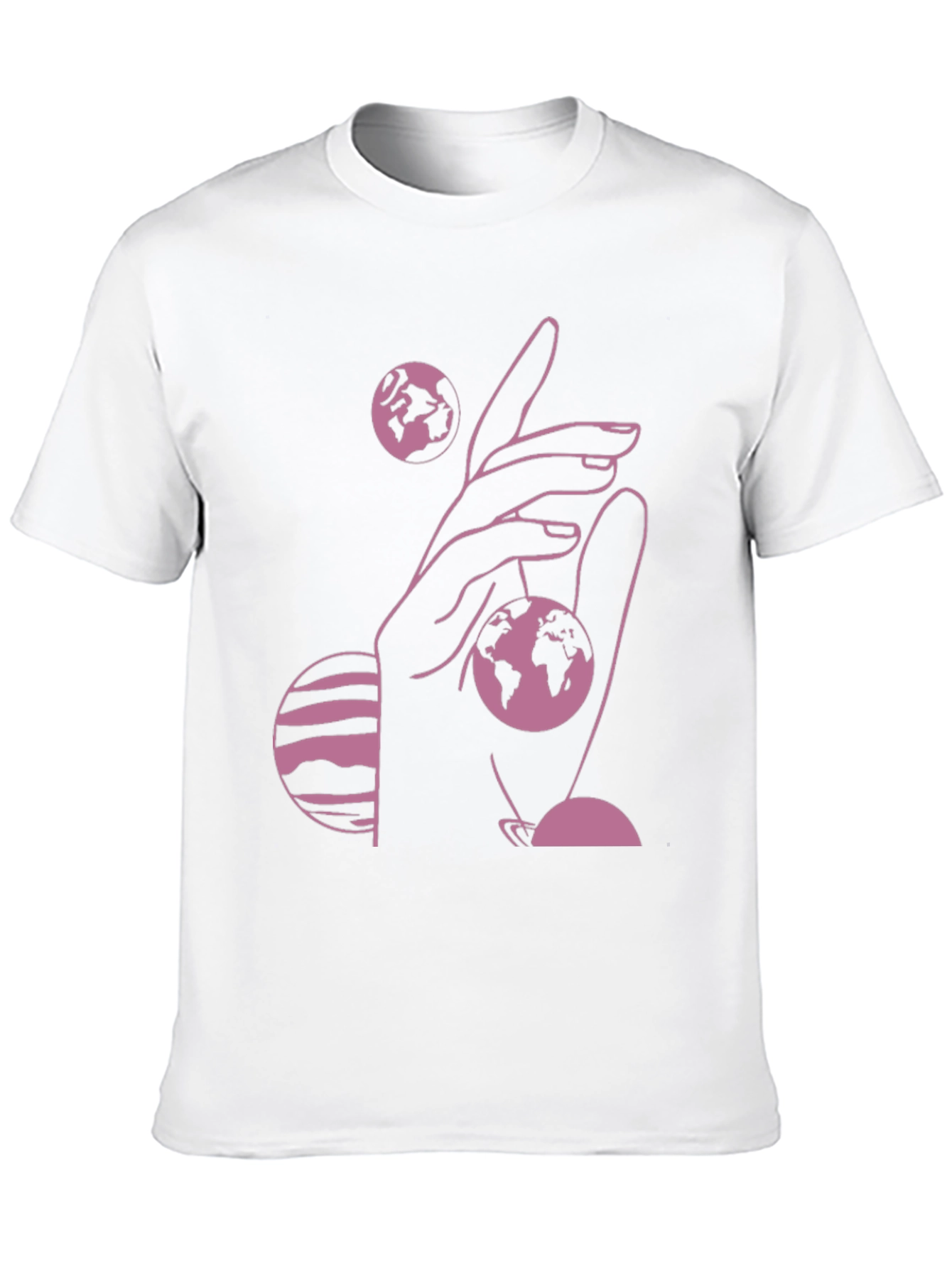 Cosmic Hand Graphic Tee - Black