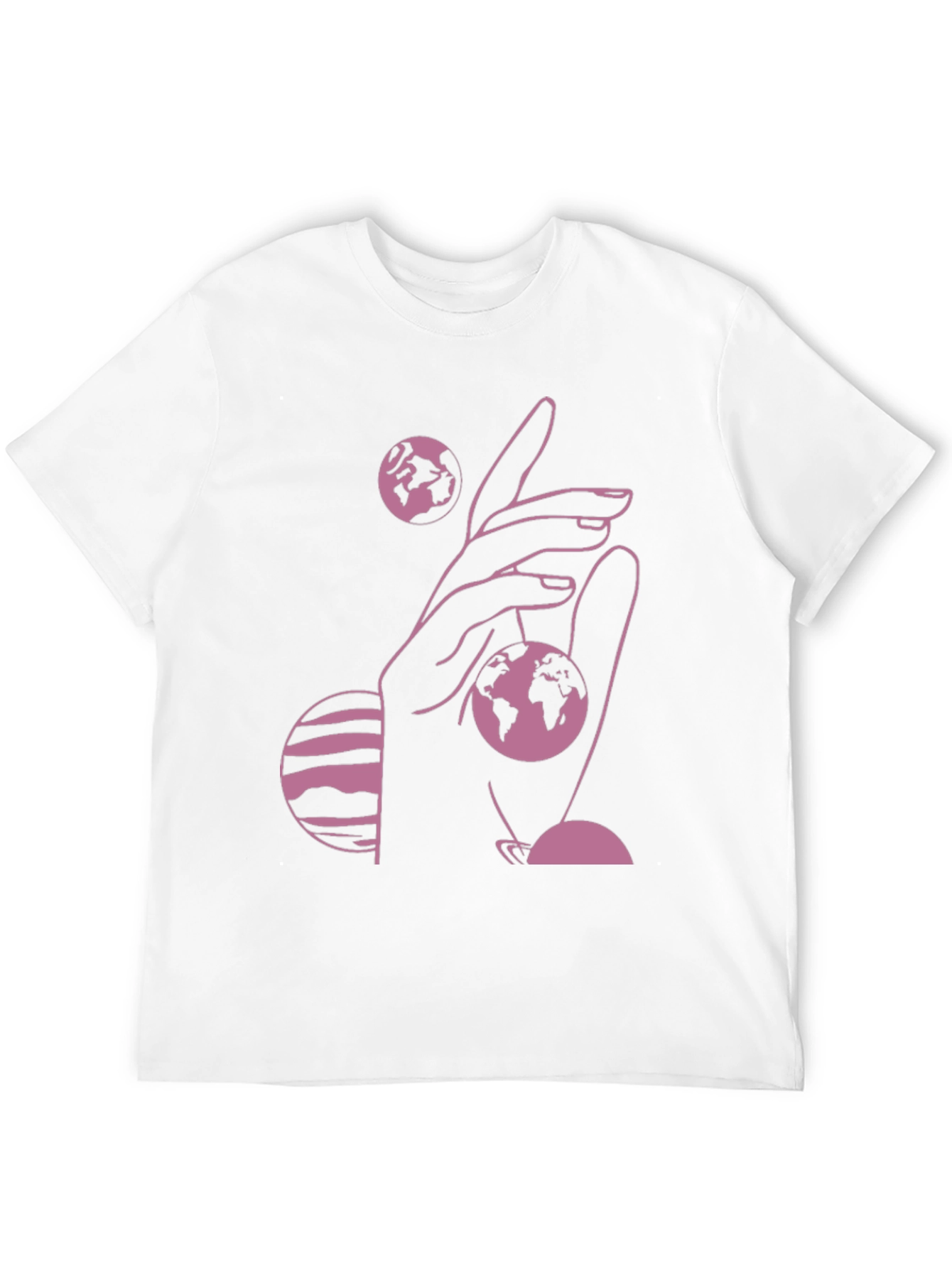 Cosmic Hand Graphic Tee - Black